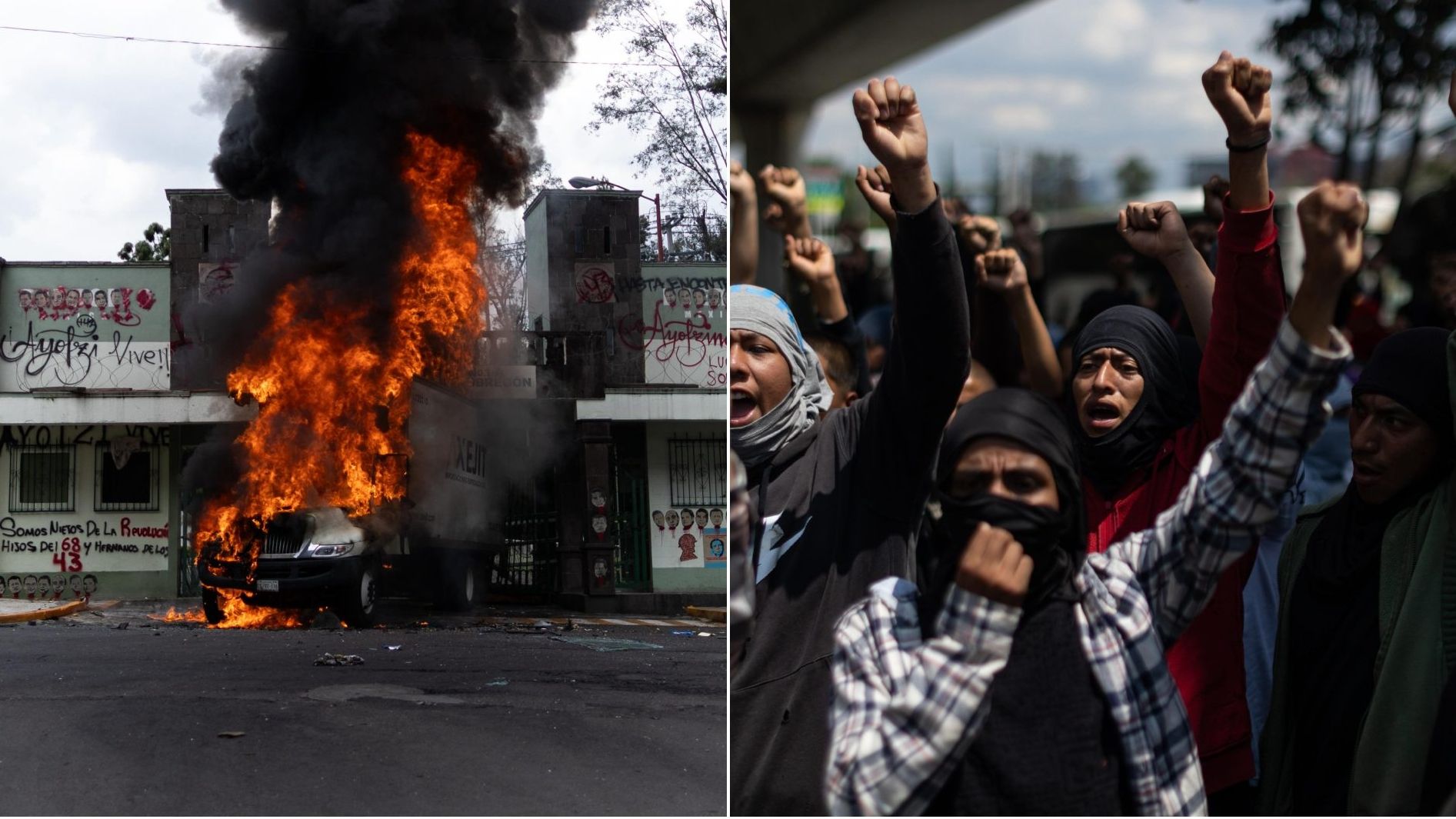 FOTOS: A 11 Años de Ayotzinapa: ¿Qué Pasó el 26 de Septiembre y en el Campo Militar 1-A Hoy?