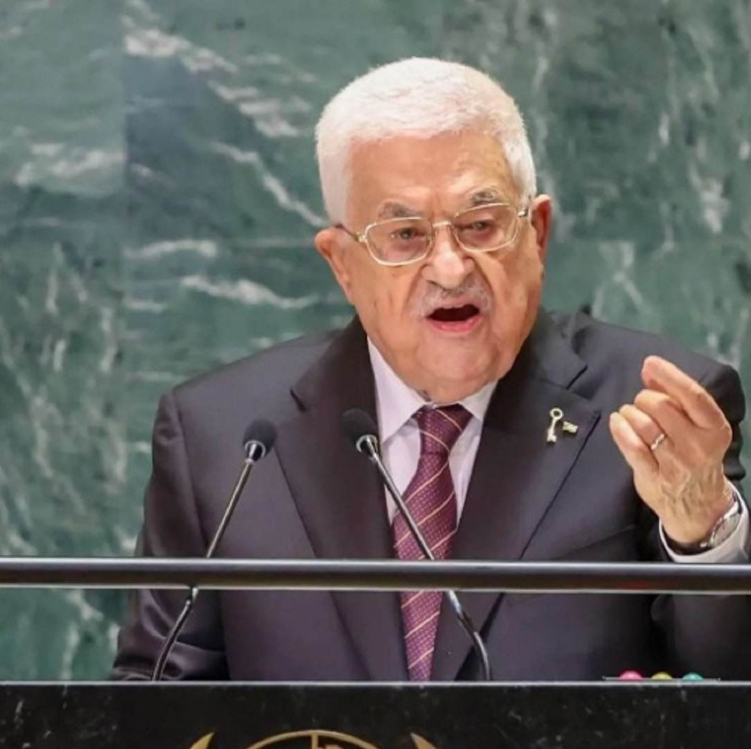 El presidente palestino Mahmud Abás.