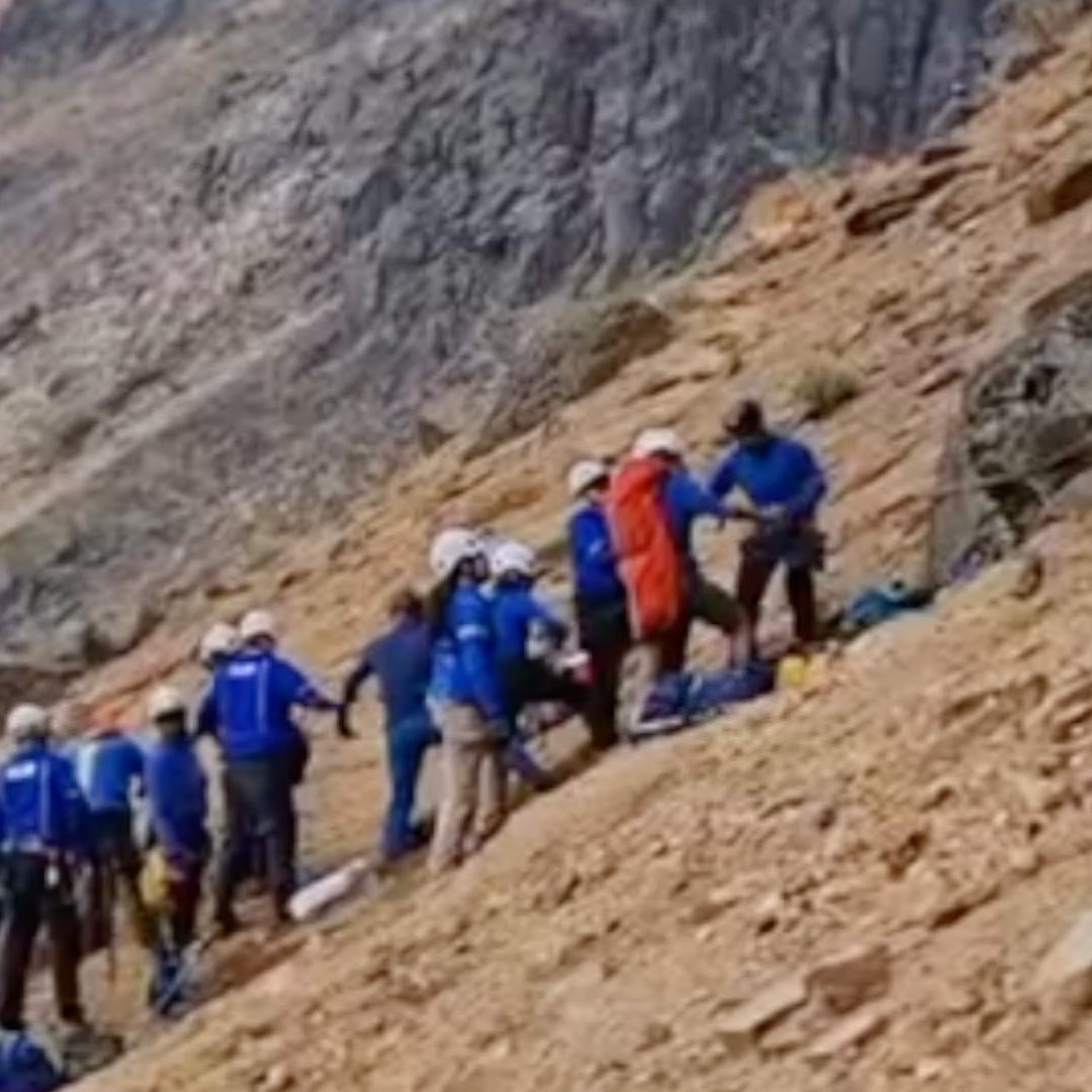Alpinista de Socorro Alpino México Lesionado en Izta-Popo. Foto: N+
