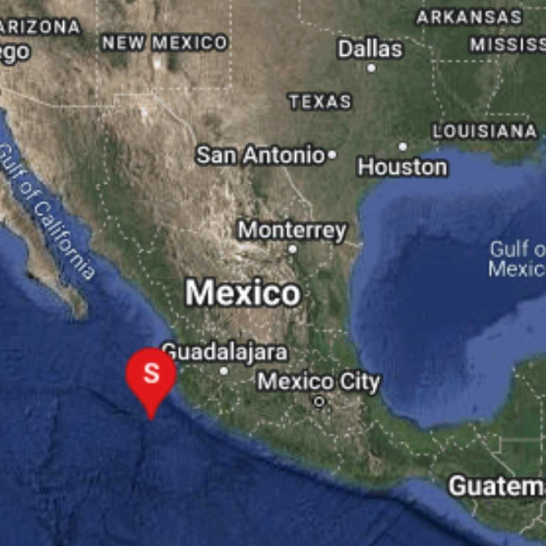 Se Registra un Sismo de Magnitud 4.6 en Costas de Jalisco