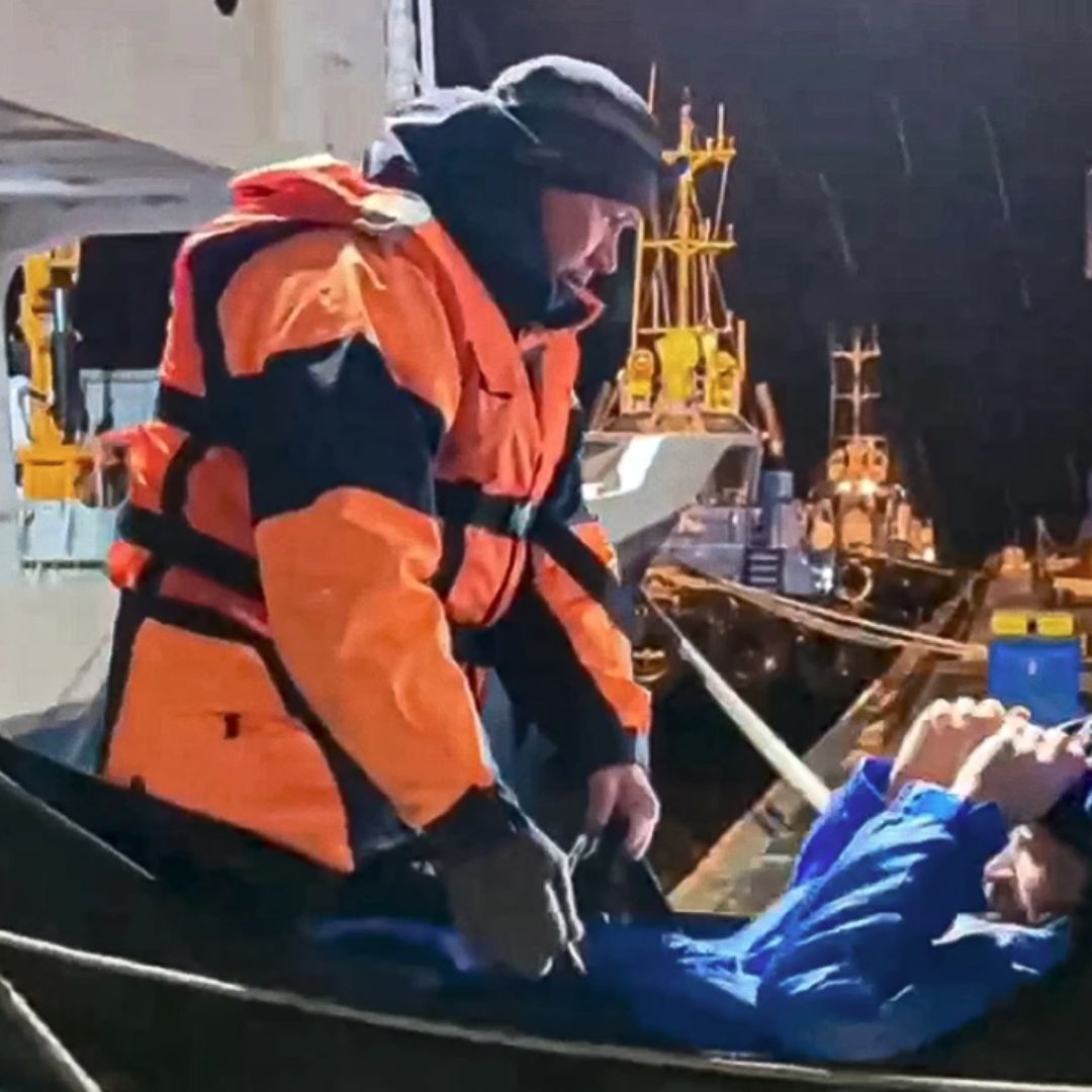 Un hombre ruso fue rescatado después de naufragar y estar 67 días en el mar