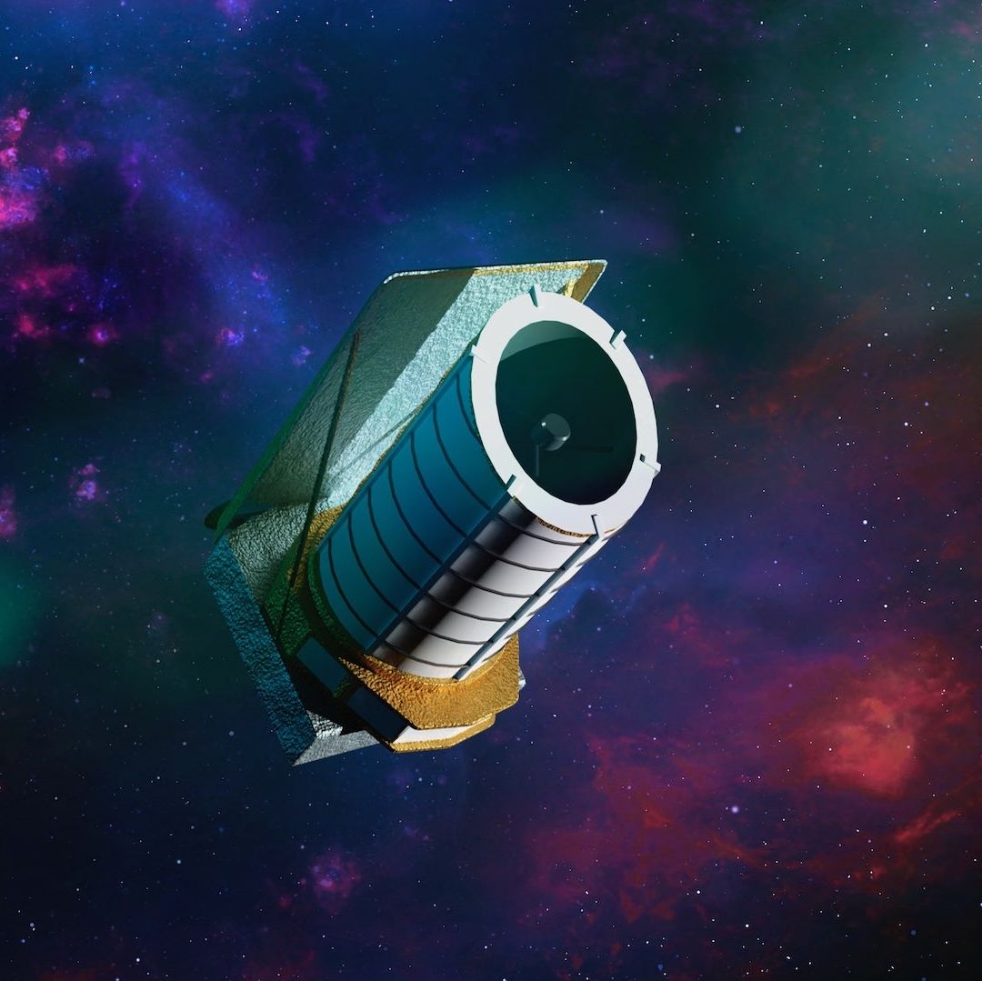 Ilustración artística del telescopio espacial Euclid de la ESA