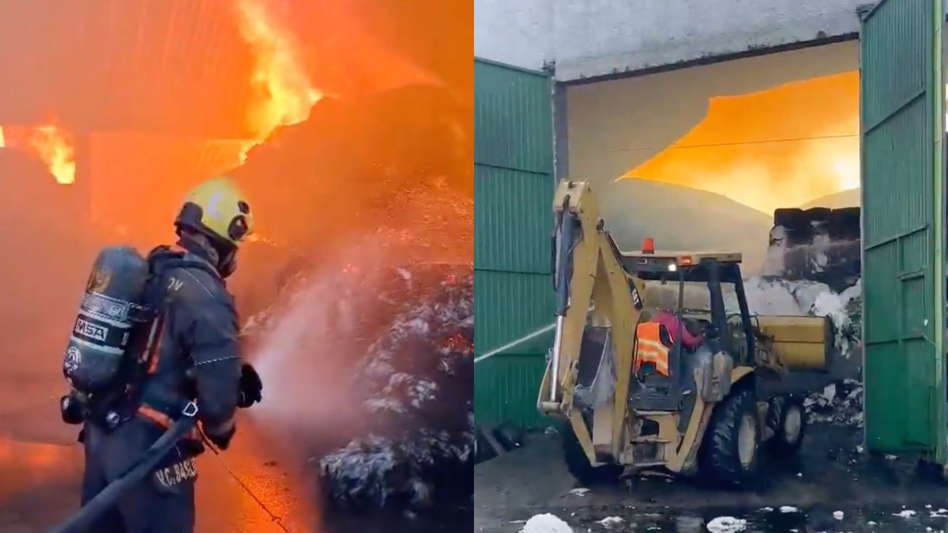 Incendio Devora Bodega con Algodón del Corredor La Ciénega y Parque Industrial La Resurrección
