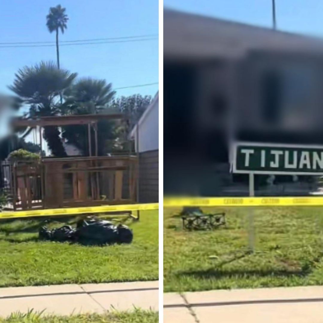 Decoran Casa en Estados Unidos Con Temática de Tijuana por Halloween; Desata Polémica