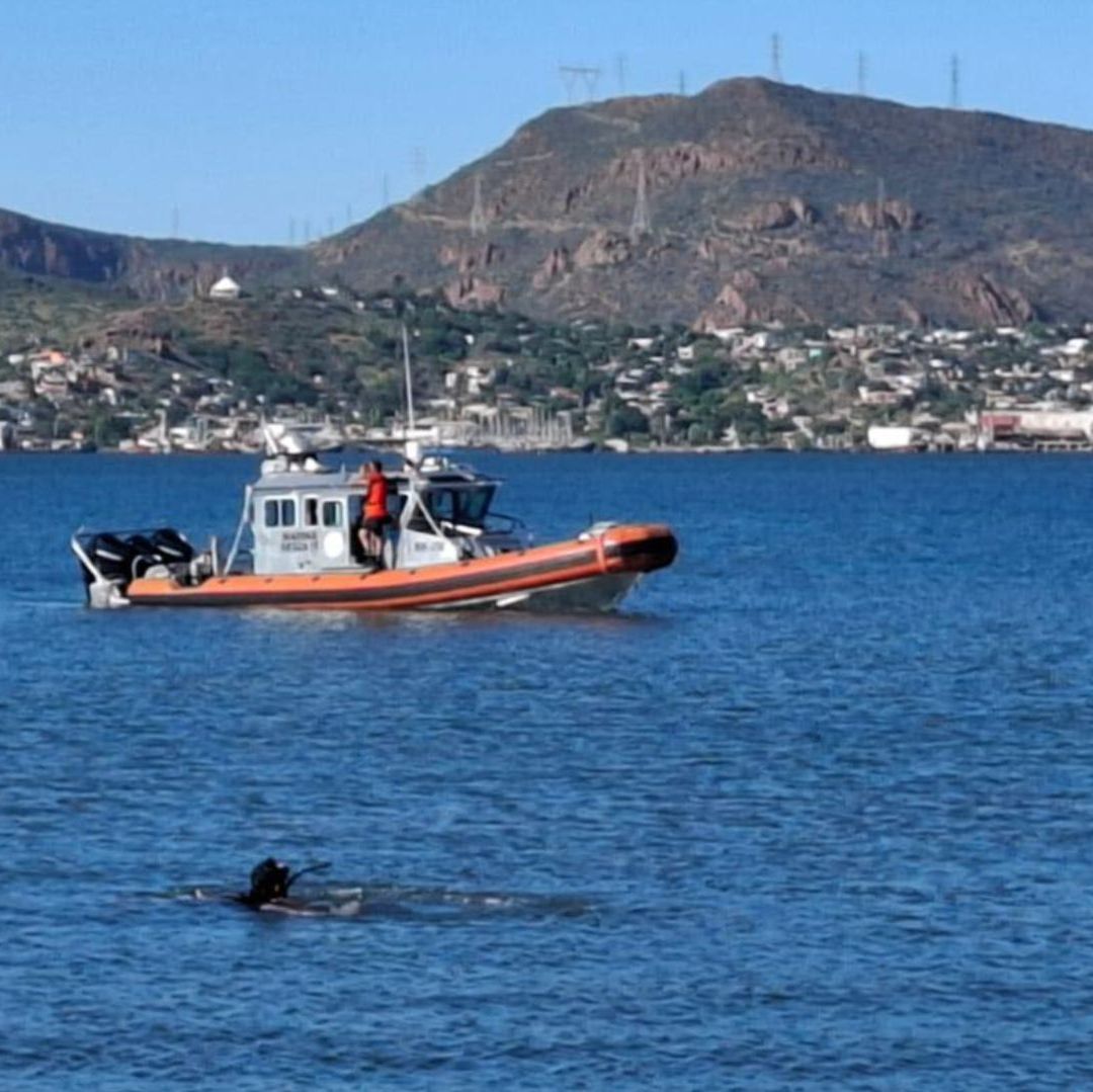 Localizan Sin Vida a Buzo que Cayó al Mar en la Sexta Región Naval en Guaymas, Sonora