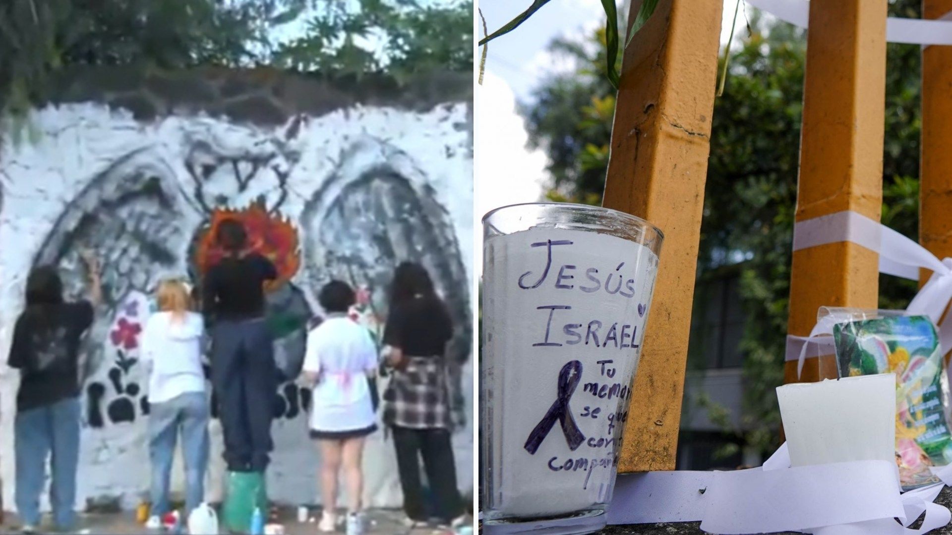 CCH Sur: Alumnos Realizan Mural para Jesús Israel, Compañero Asesinado en Escuela de la UNAM