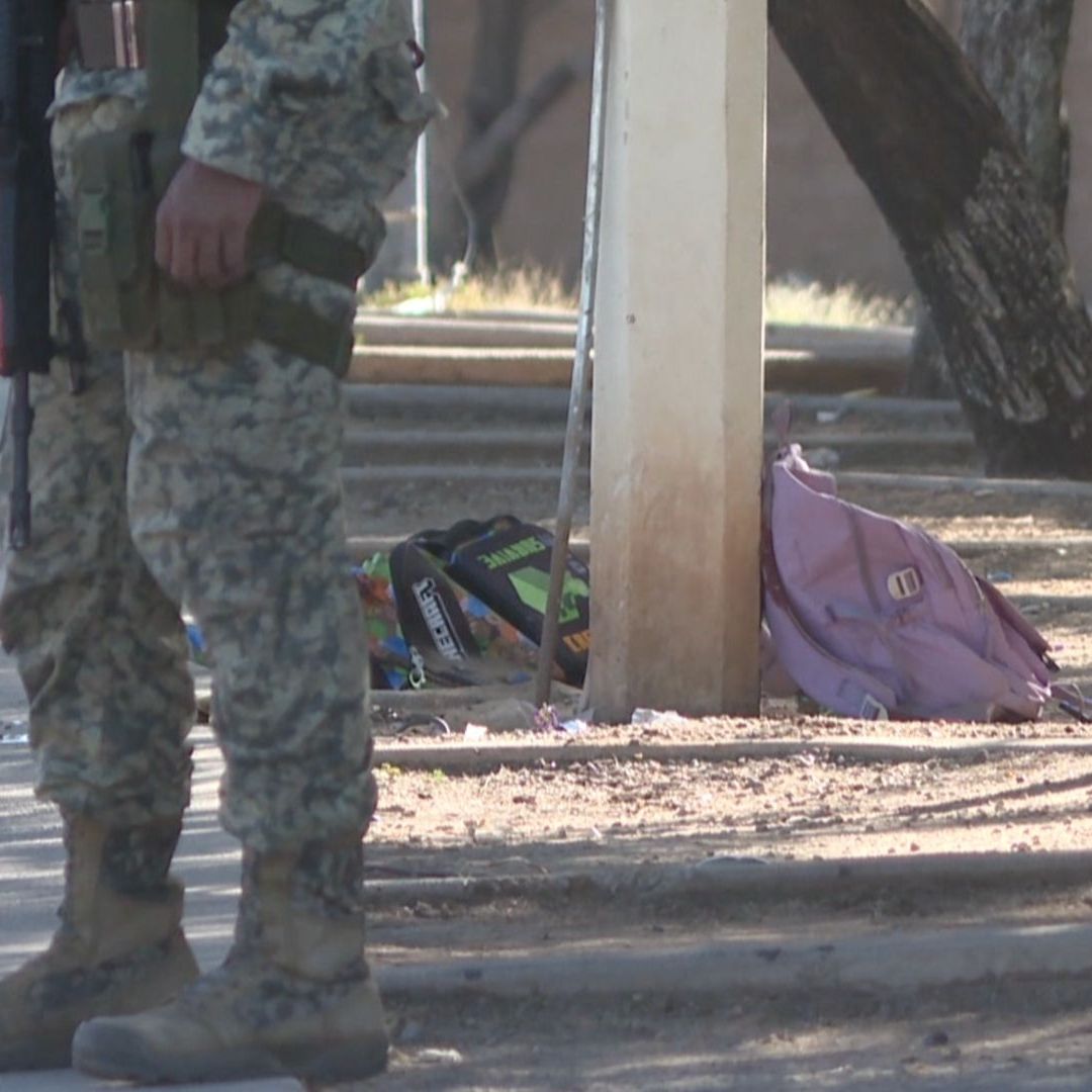 Balean a Hombre cuando Llevaba a Dos Niños a la Escuela, en Hermosillo