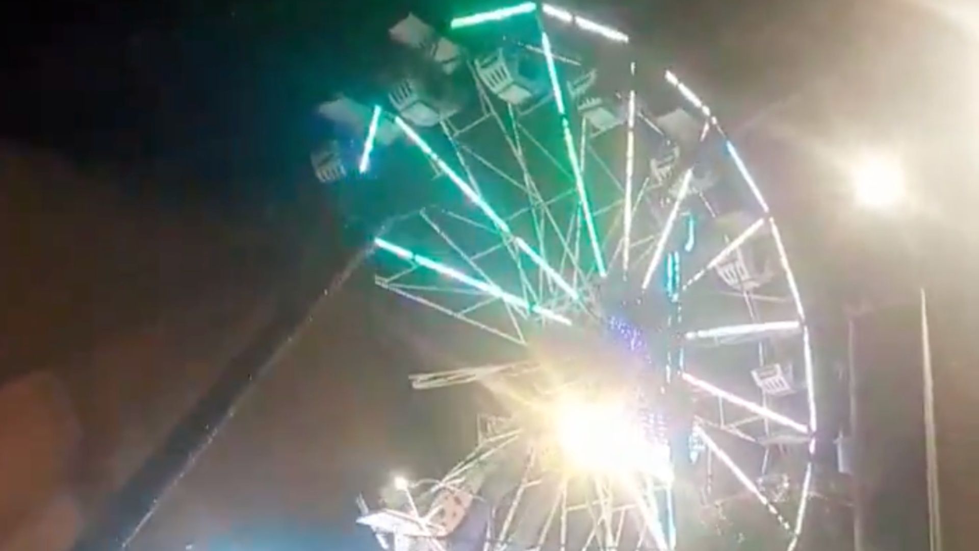 Mujer Cayó de Rueda de la Fortuna en Feria San Miguel Canoa Arcángel Puebla