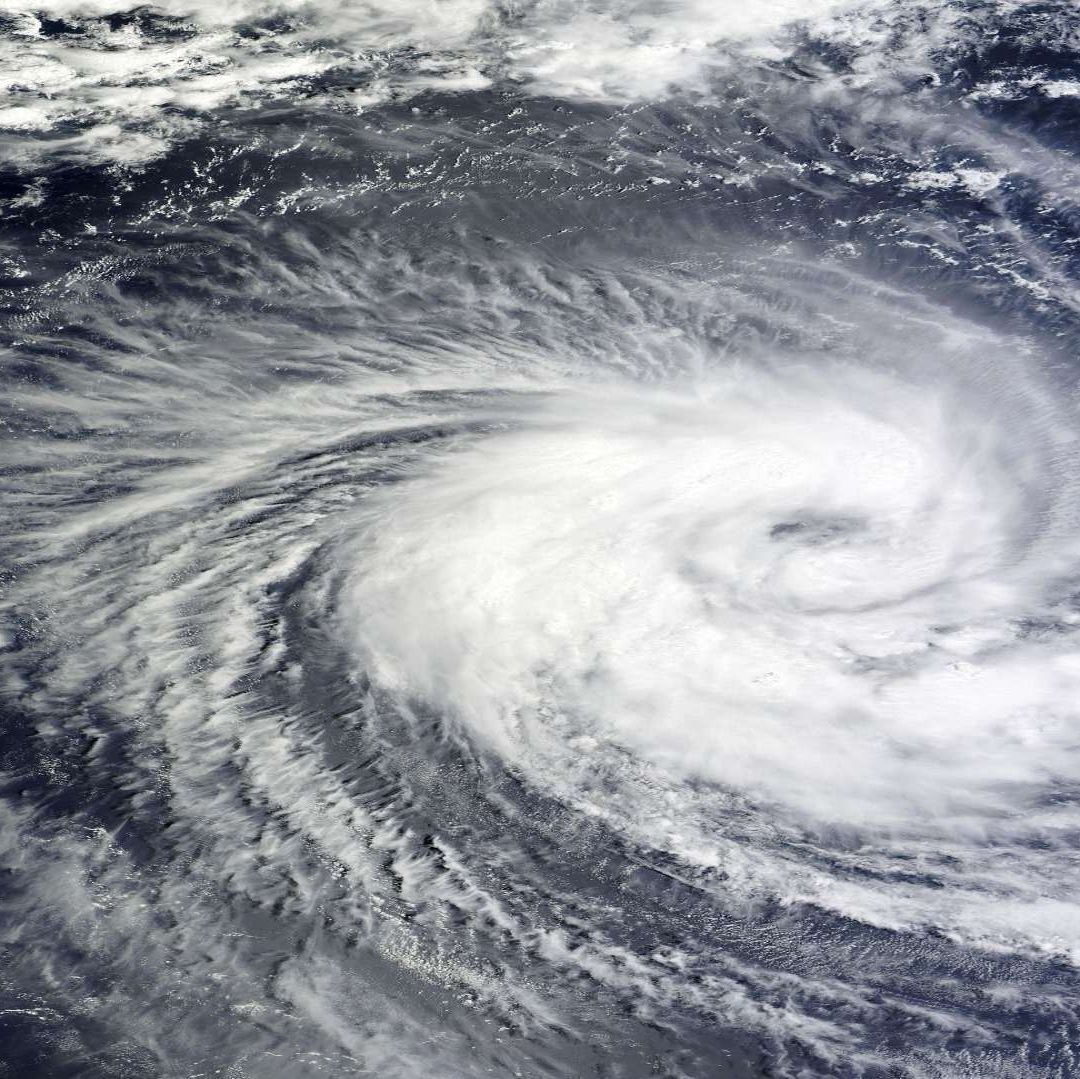 Una imagen de una tormenta tropical
