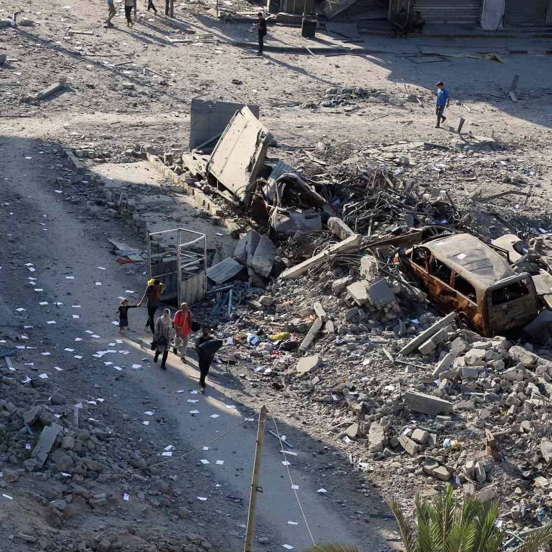 Gaza, zona devastada luego de ataques de Israel del 29 de septiembre de 2025