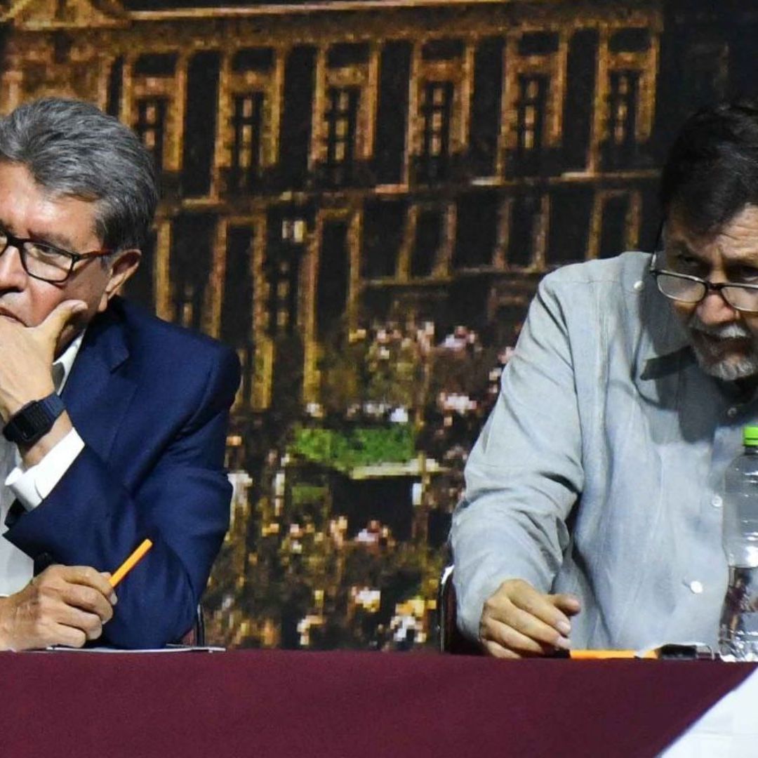 Los coordinadores parlamentarios, Ricardo Monreal (diputados) y Gerardo Fernández Noroña (senadores)
