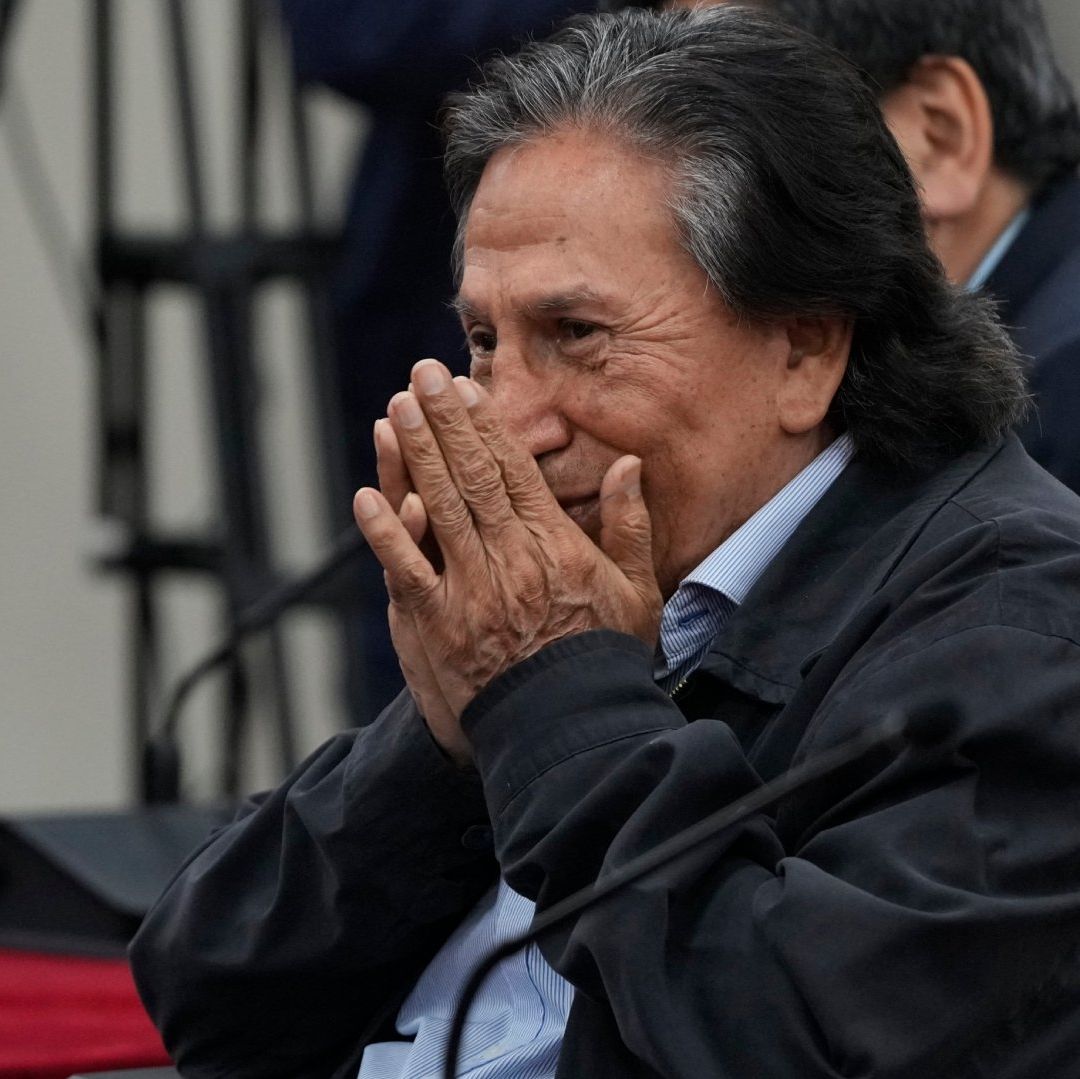 El expresidente Toledo asegura que padece cáncer y tiene problemas en el corazón. Foto AP