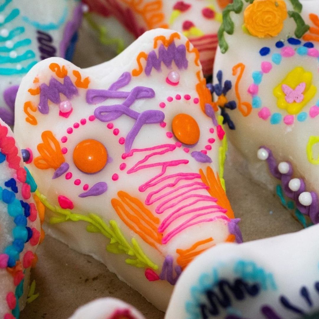 Calaveritas de azúcar dedicadas a mascotas