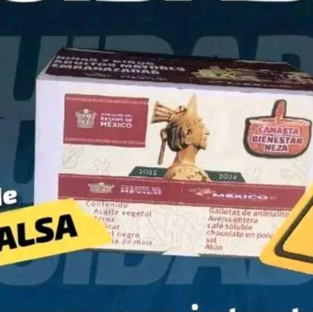 Alertan en Neza por fraudes con cajas de despensa apócrifas