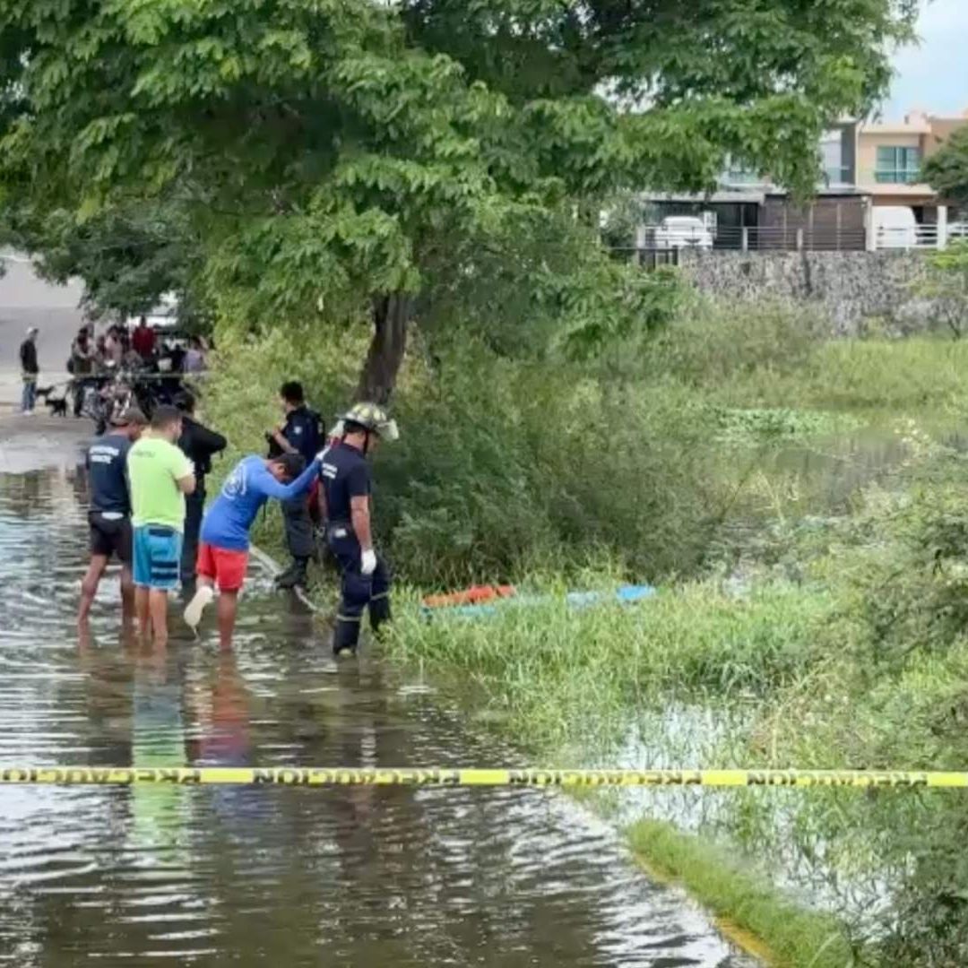 Cuerpo flotando en la Laguna Ilusión en Veracruz