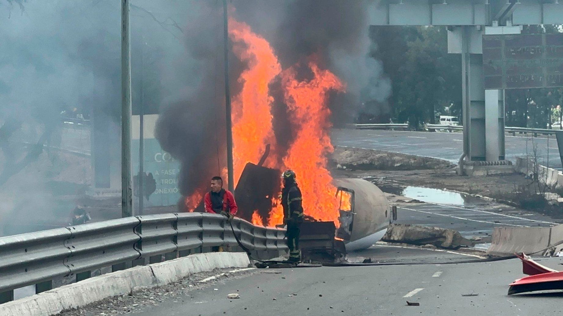 Explosión en el distribuidor La Concordia