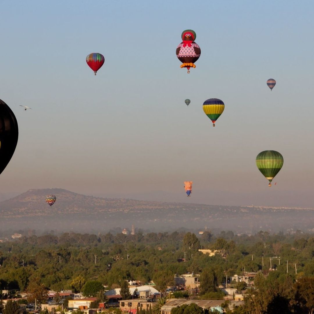 Vuelos en globos aerostáticos en Teotihuacán, Estado de México
