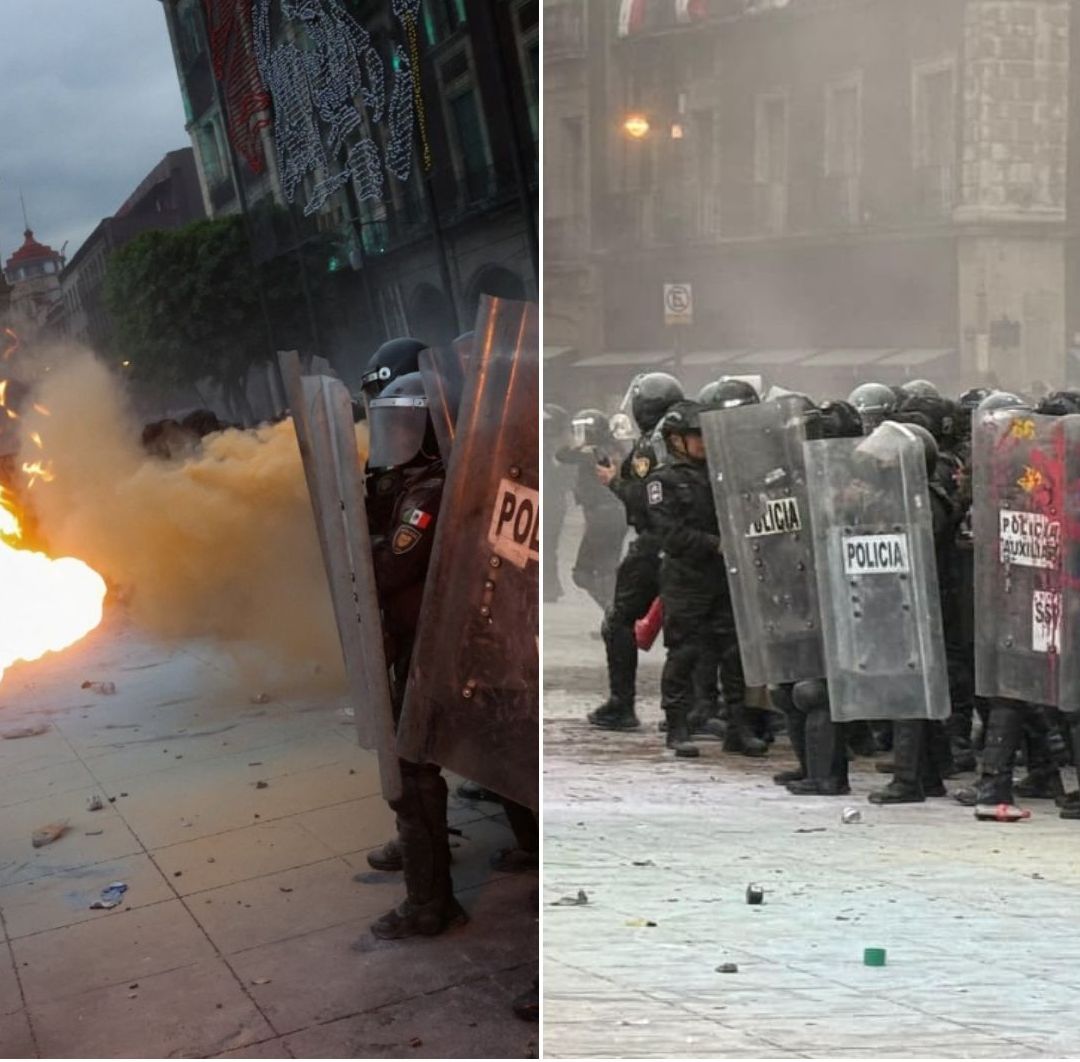 En Fotos, la Marcha del 2 de Octubre Hoy en CDMX: Destrozos, Pancartas y Memoria por la Matanza de Tlatelolco