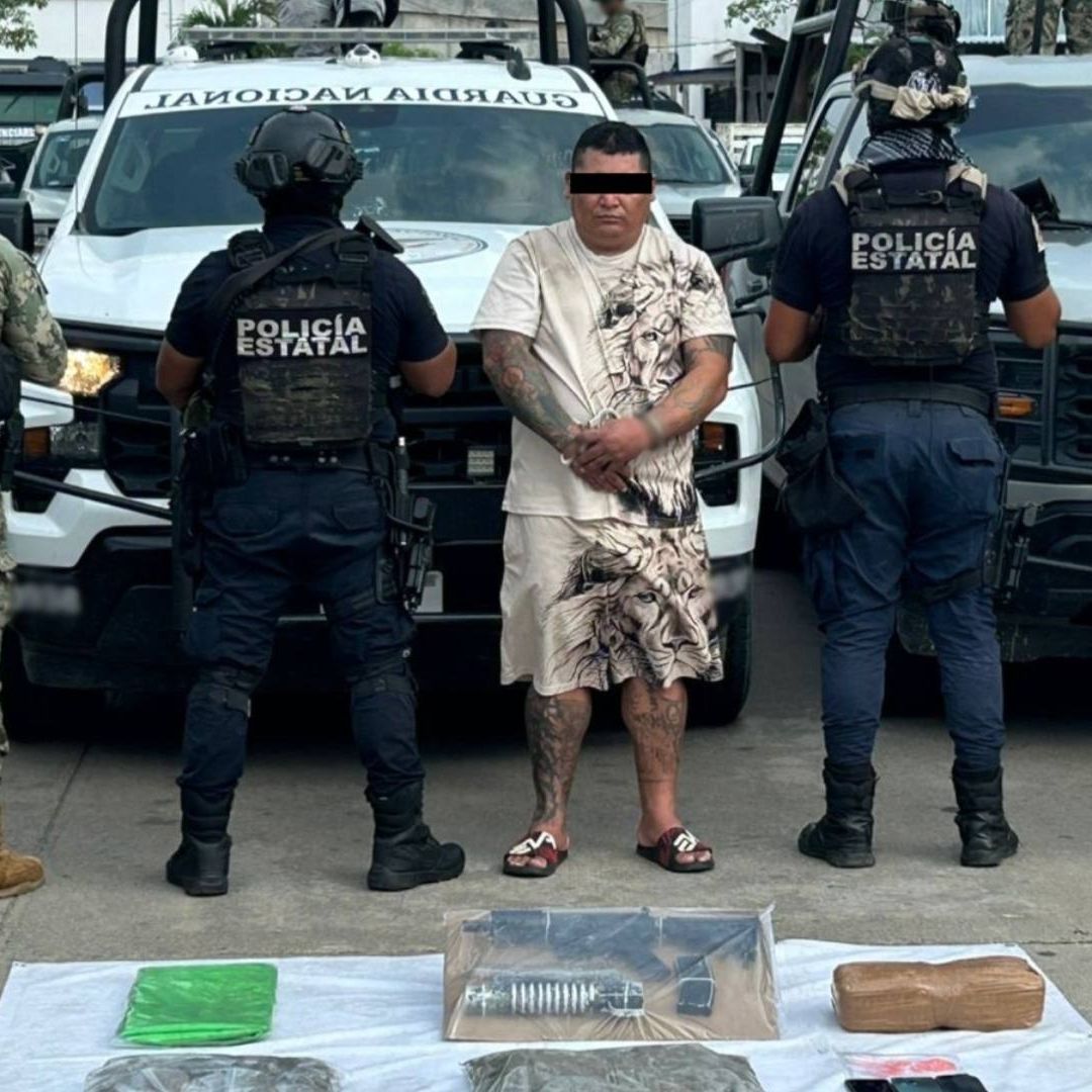 Detienen a Guadalupe "N", "El Coyote", Presunto Líder de Célula Delictiva en Tabasco