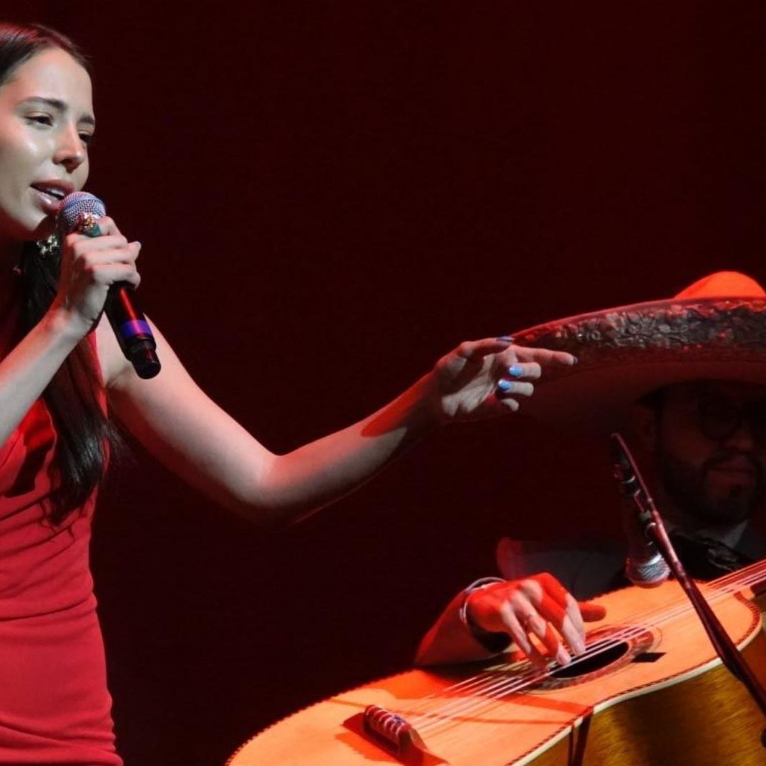 La cantante Majo Aguilar durante presentación el 30 de abril 2025 en CDMX. Foto: Cuartoscuro