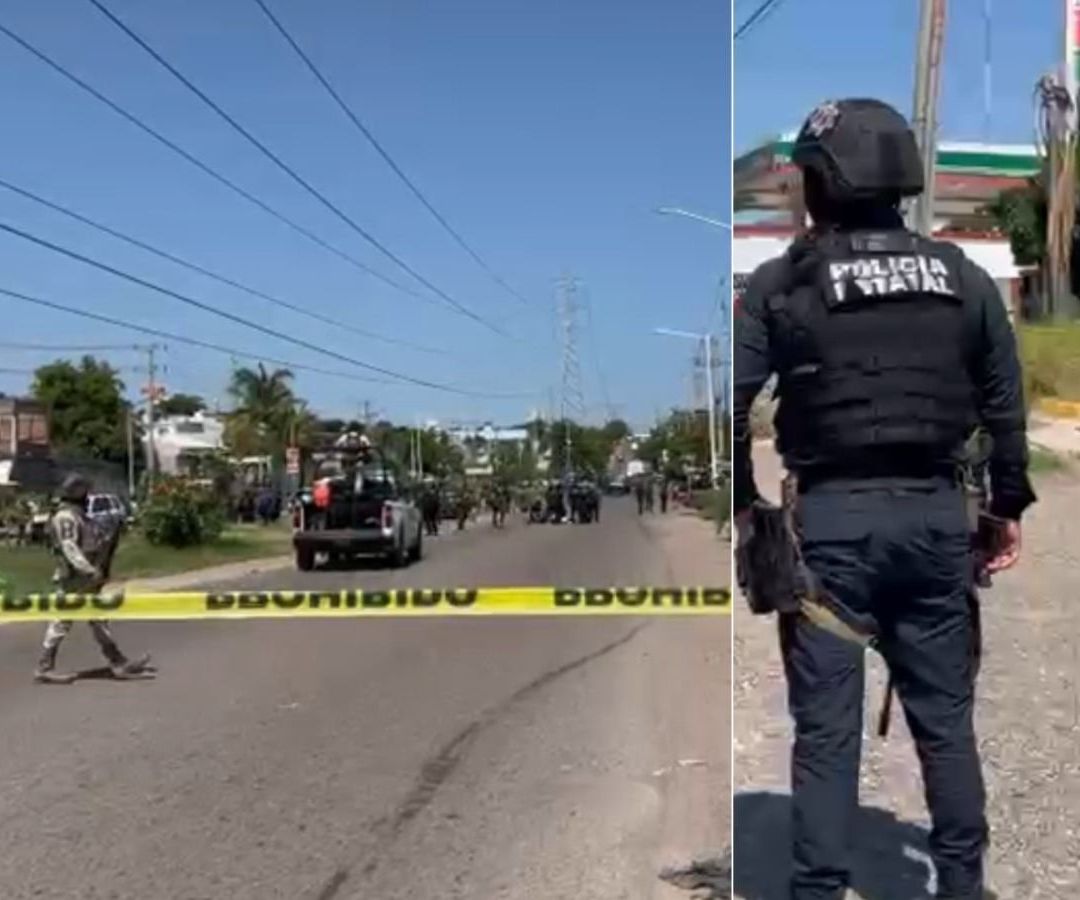 Se registró un enfrentamiento entre un grupo armado y autoridades en el fraccionamiento Villa Bonita en Culiacán, Sinaloa.