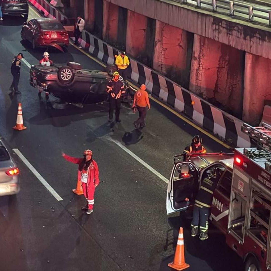 Se registraron dos lesionados y el tráfico severamente afectado. Foto: N+