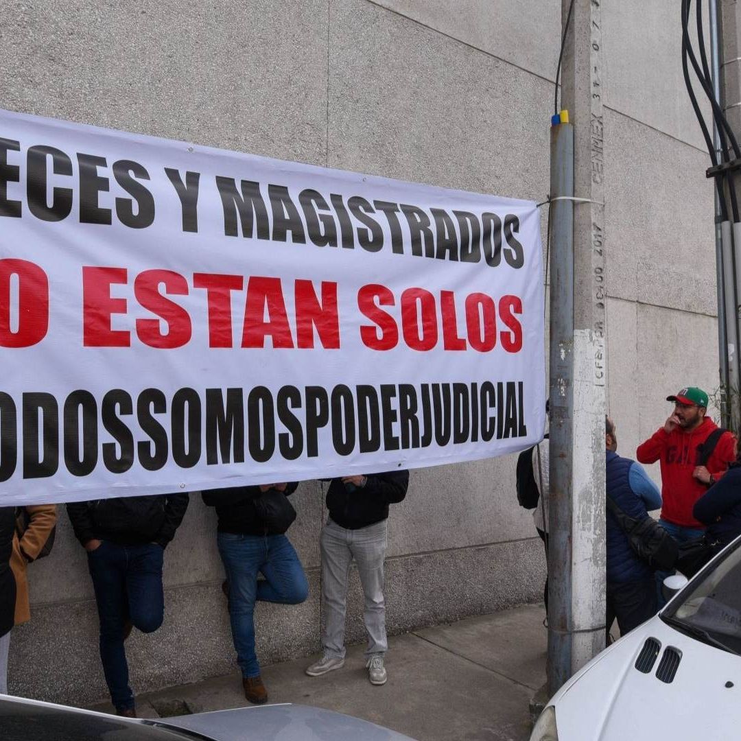 Trabajadores del Poder Judicial Federal solicitan garantías para sus derechos laborales. Foto: Cuartoscuro