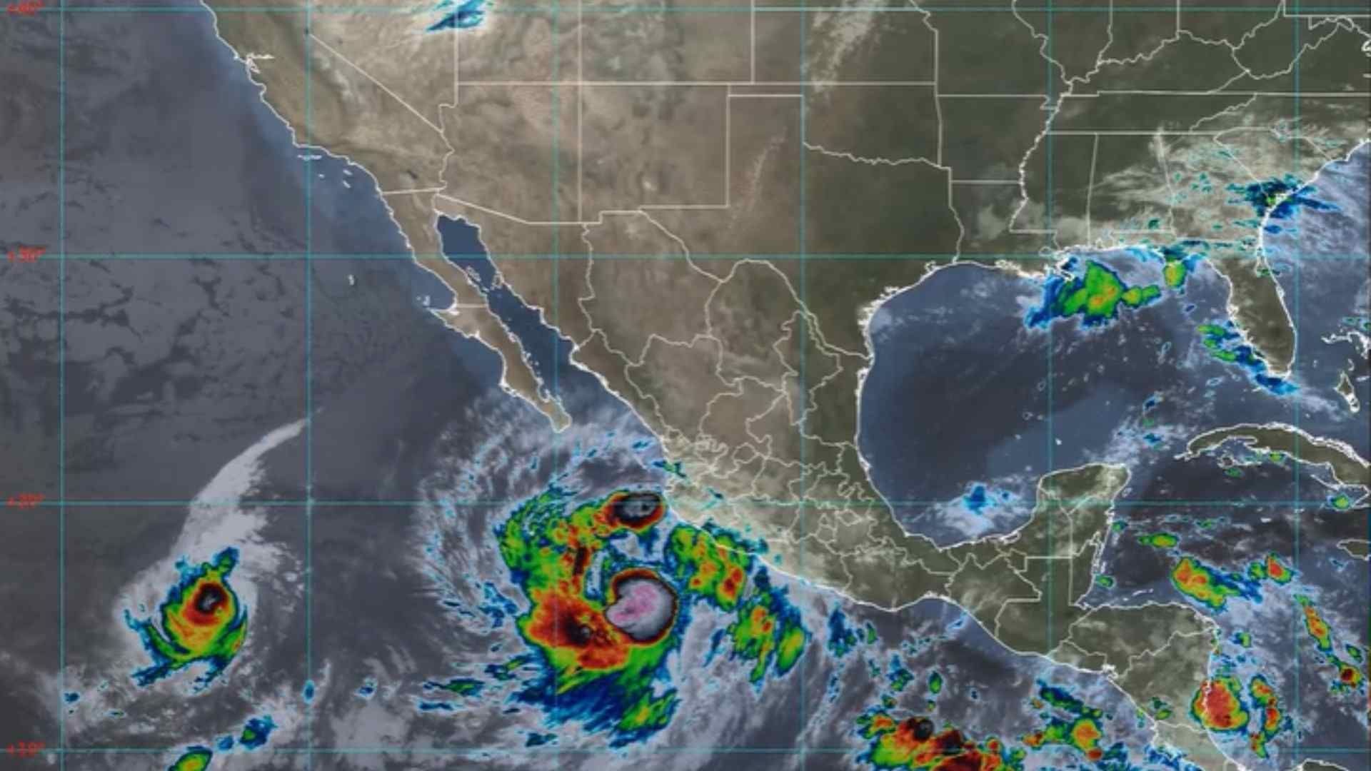 Huracán Priscilla. Foto: Conagua