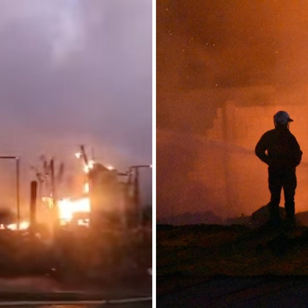 Incendio Deja Una Persona Calcinada en Villas Del Campo, Tijuana