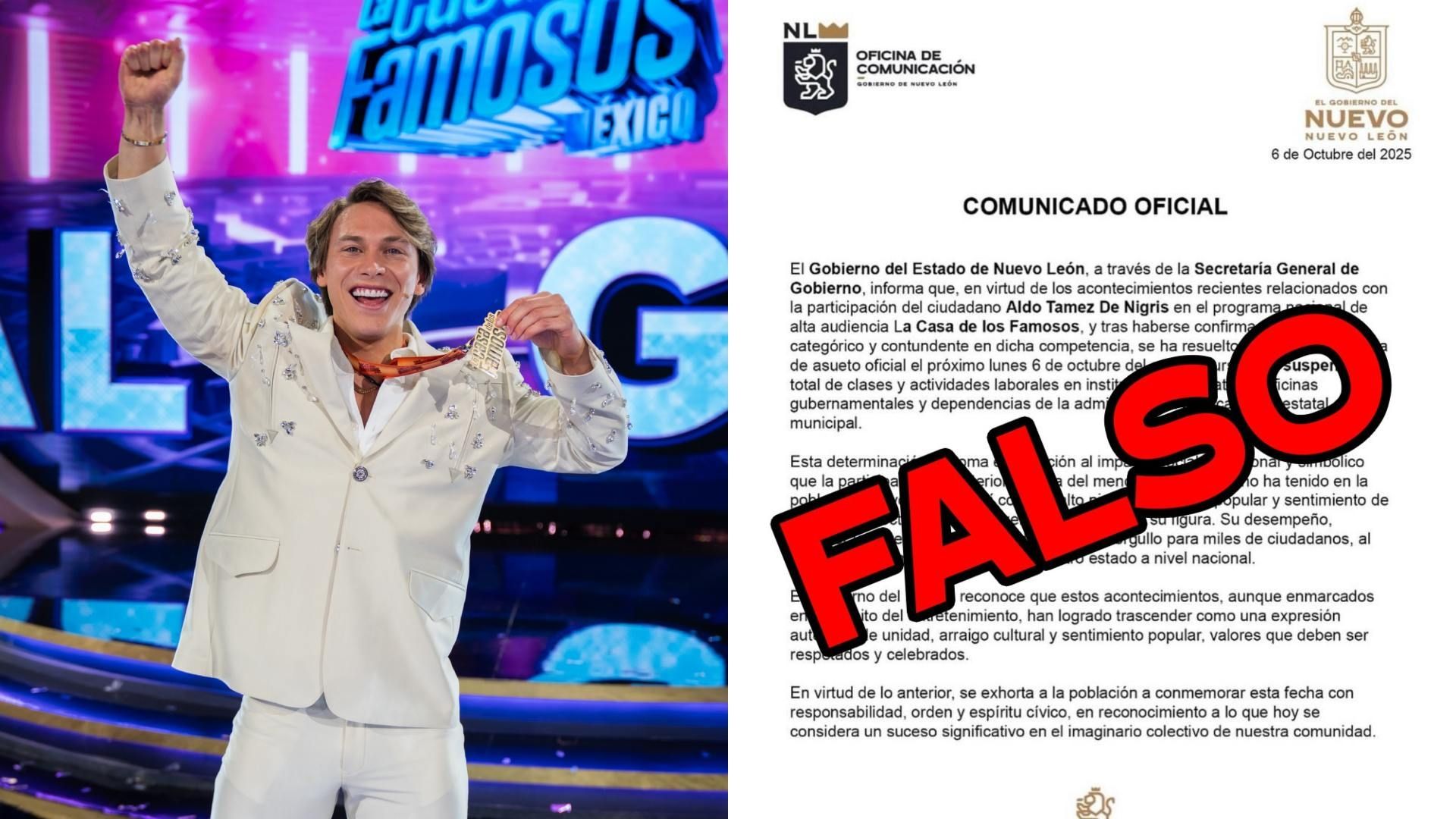 Aldo De Nigris y falso comunicado en Nuevo León
