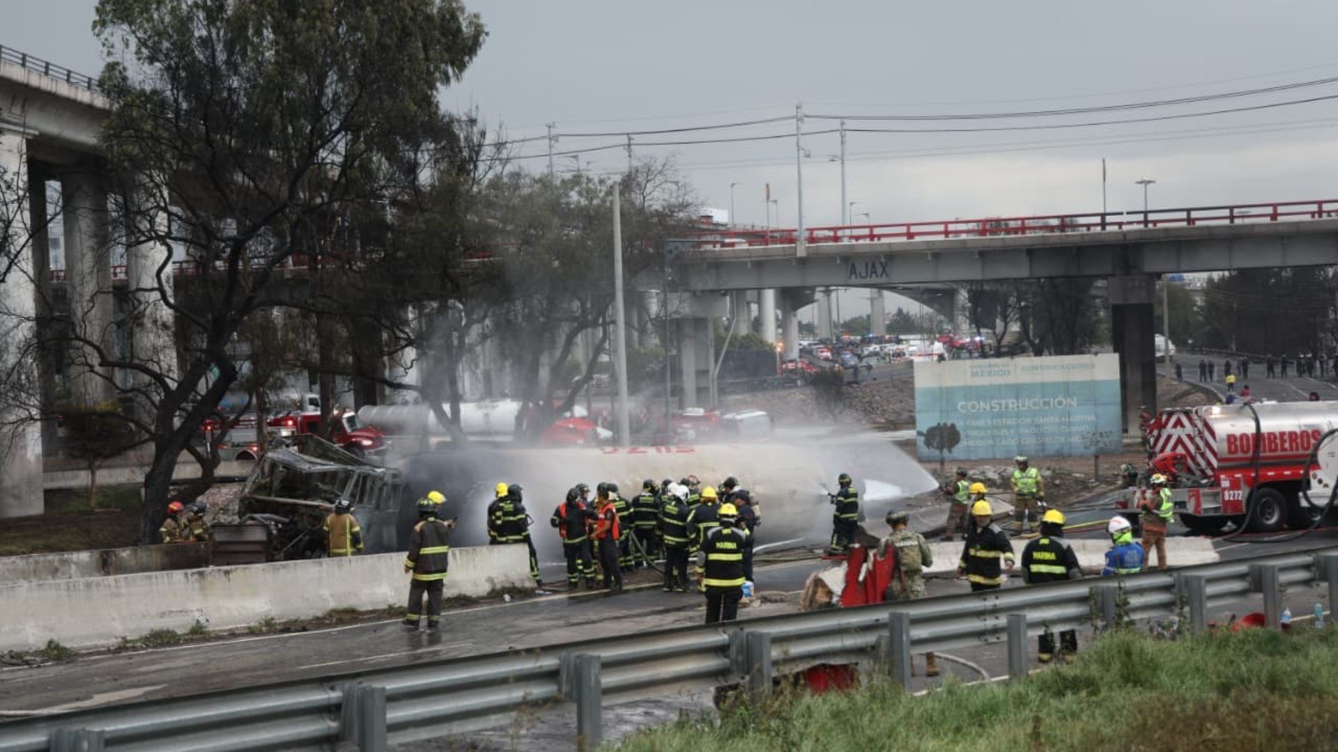 Se Mantiene en 31 Fallecidos la Cifra de Víctimas Mortales por Explosión de Pipa con Gas LP.