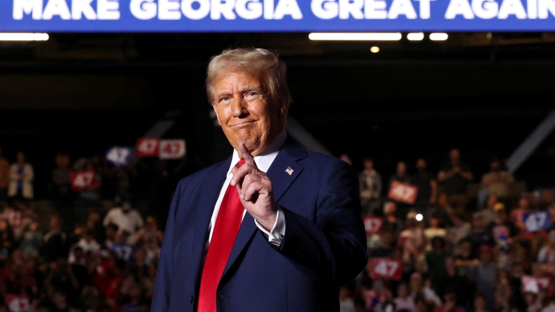 Donald Trump acusó a Kamala Harris de llamar 'nazis' a todos los que no simpatizan con ella. Foto Reuters