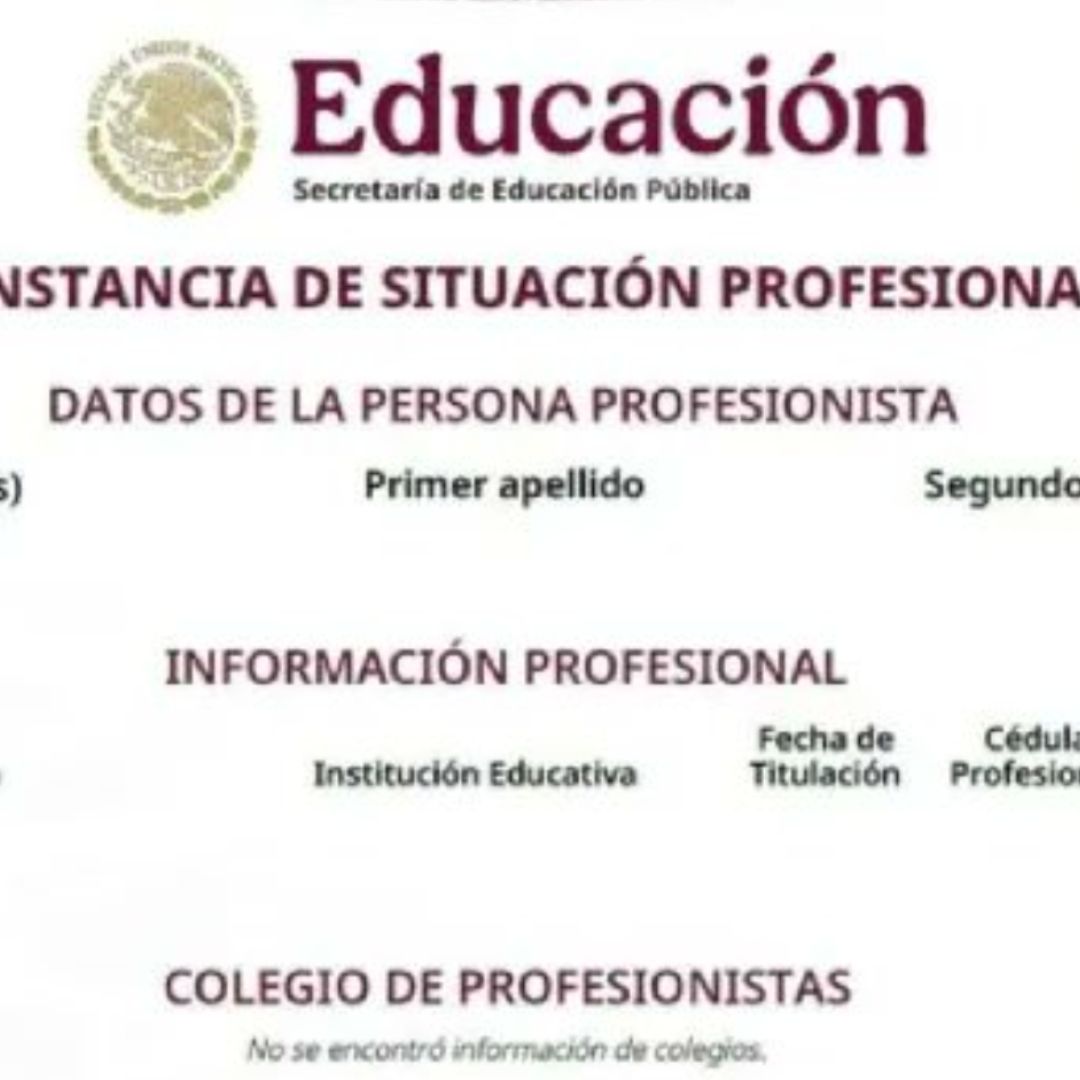 Constancia de Situación Profesional: ¿Cómo Descargar Gratis Documento de Trayectoria Académica?