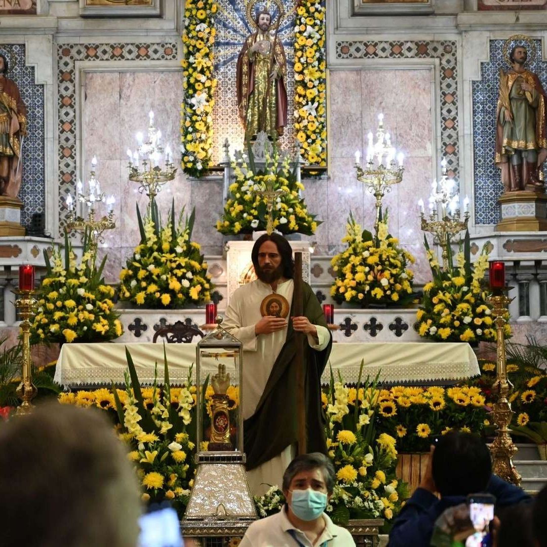 Hoy es el Día de San Judas Tadeo y el Templo de San Hipólito realizará un total de seis misas en honor al patrono de las causas perdidas