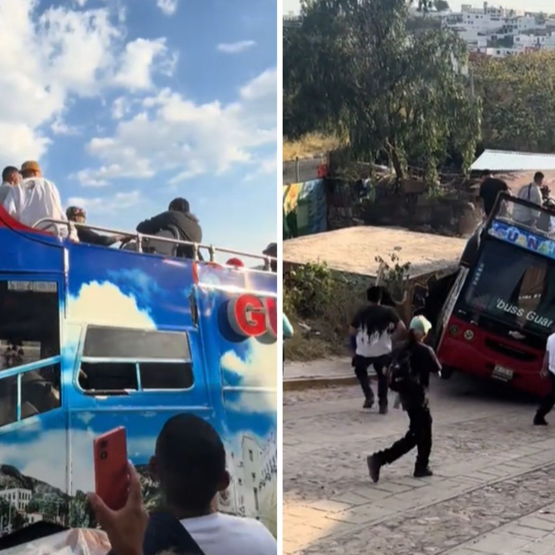 Santa Fe Klan sufre accidente en Guanajuato