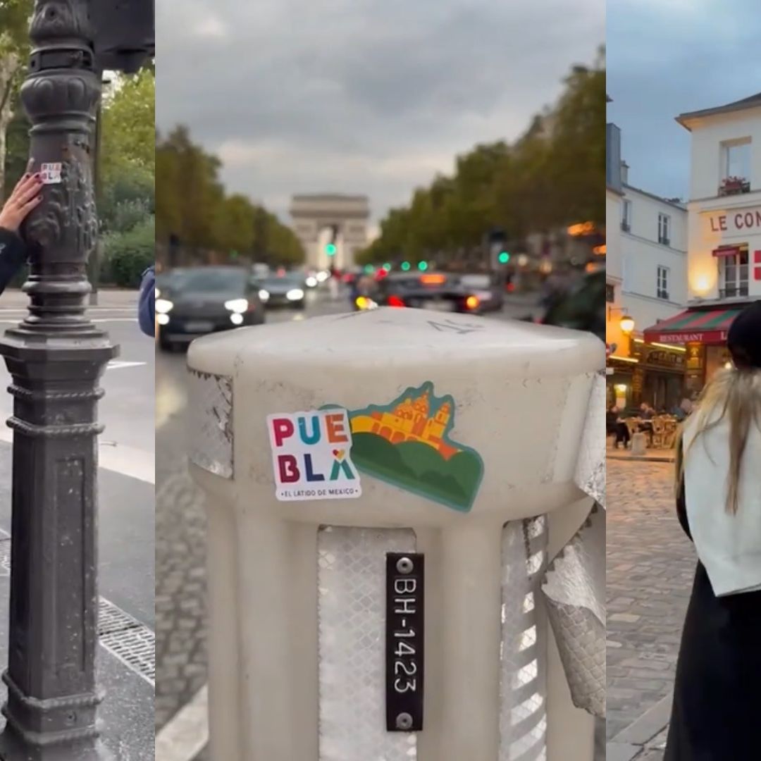Críticas contra Carla López Malo, Secretaria de Turismo de Puebla, por Pegar Stickers Promocionales en París, Francia