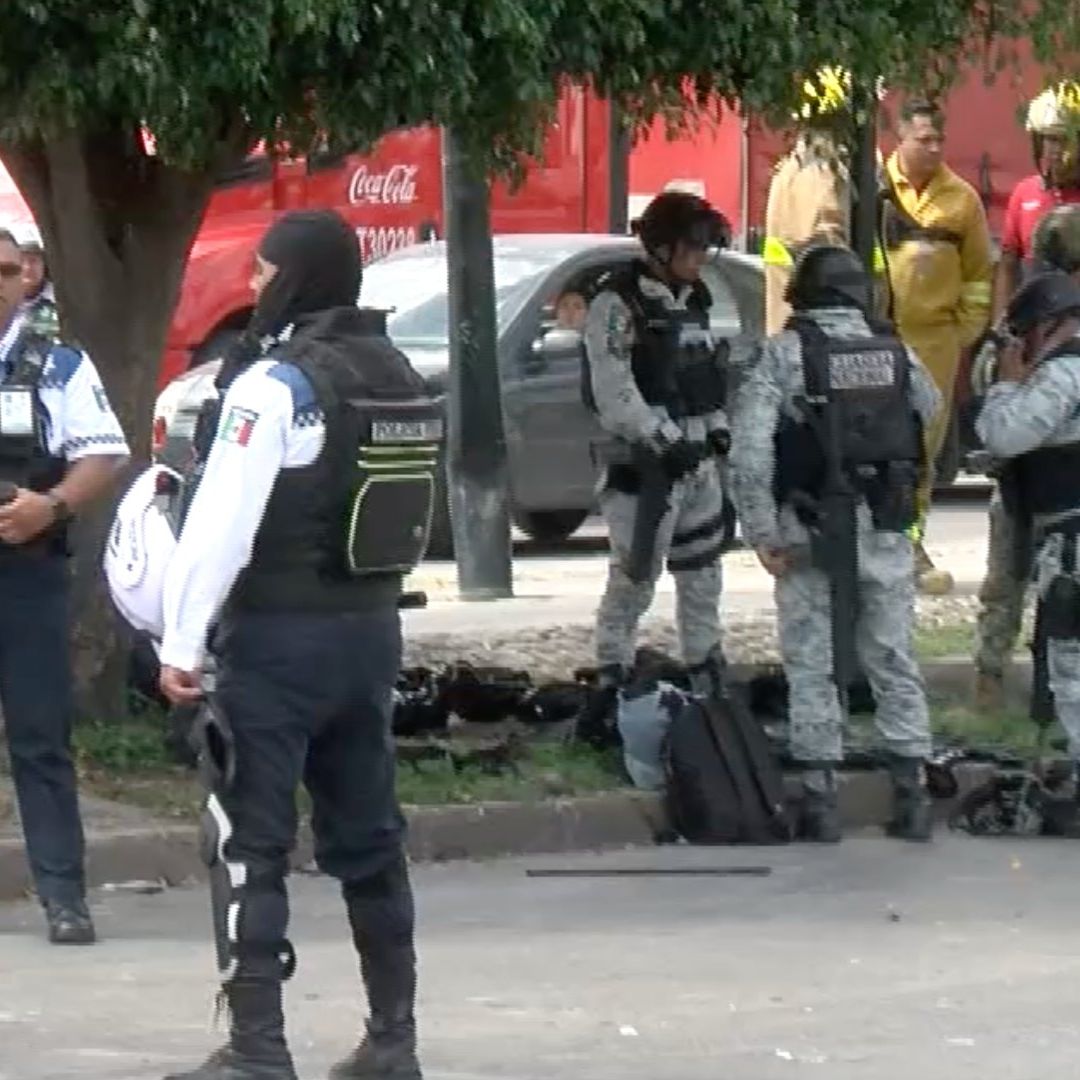 Elemento de la Guardia Nacional Muere en un Accidente en León, Guanajuato. Foto: Fernando Monsibais