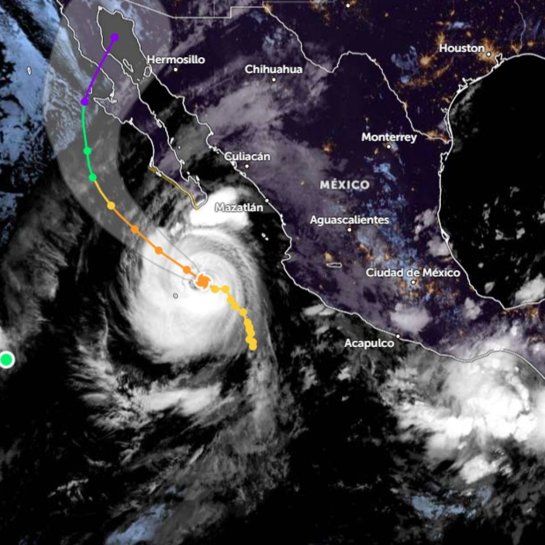 Priscilla Se Intensifica a Huracán Categoría 2 en Su Trayectoria por el Pacífico Mexicano