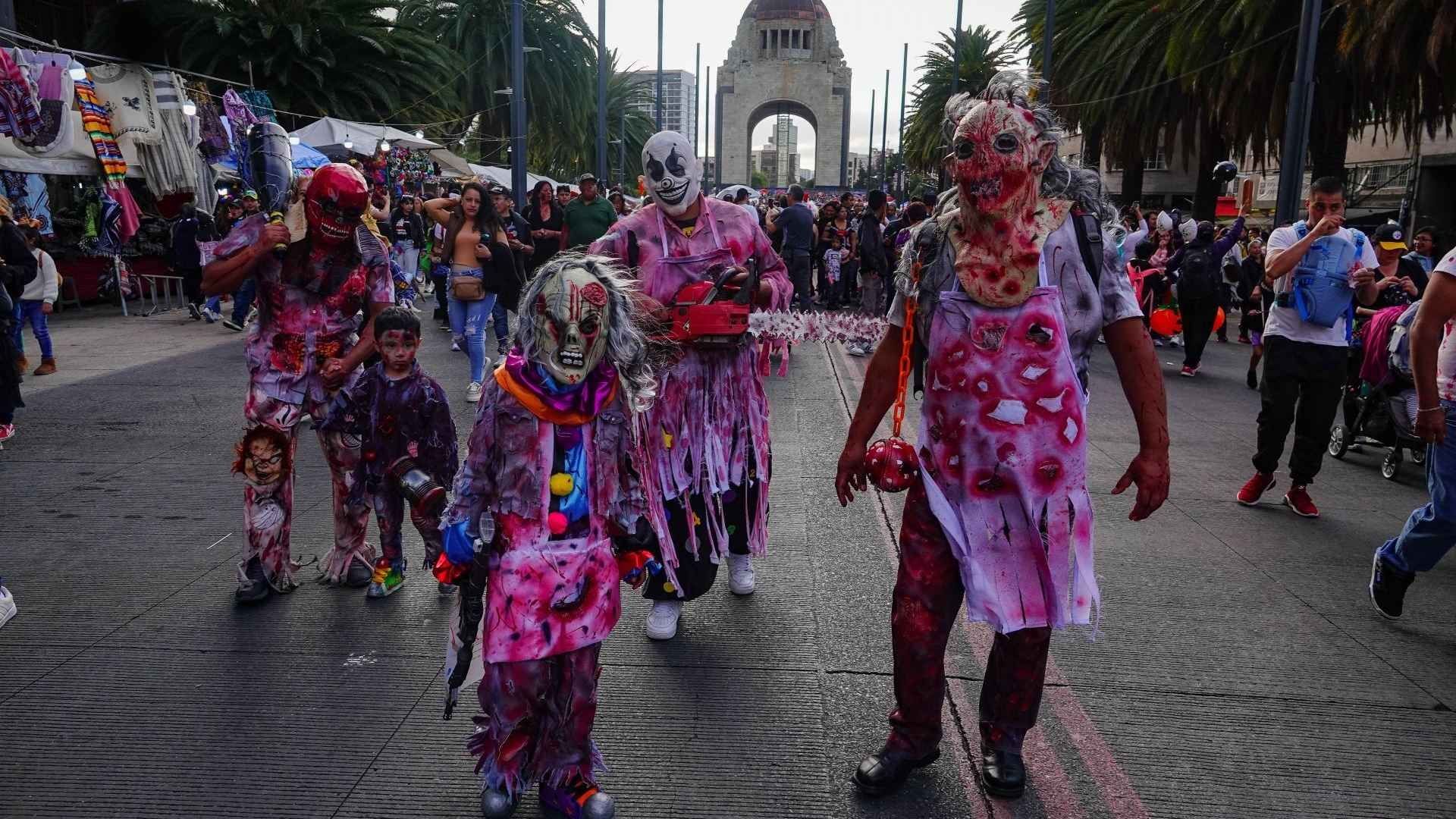 Marcha zombie en la CDMX