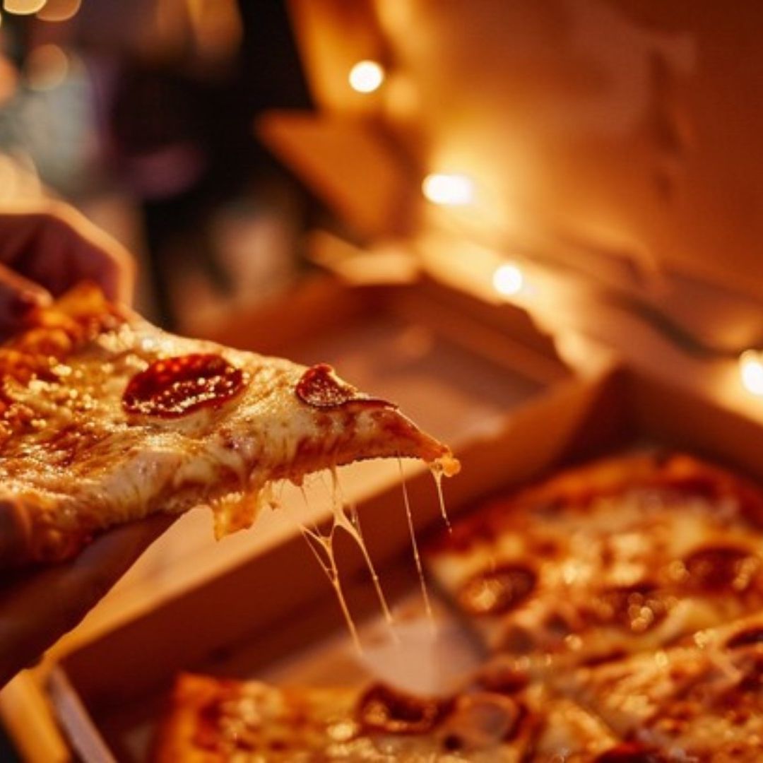 Imagen de una rebanada de pizza. Foto: StockCake