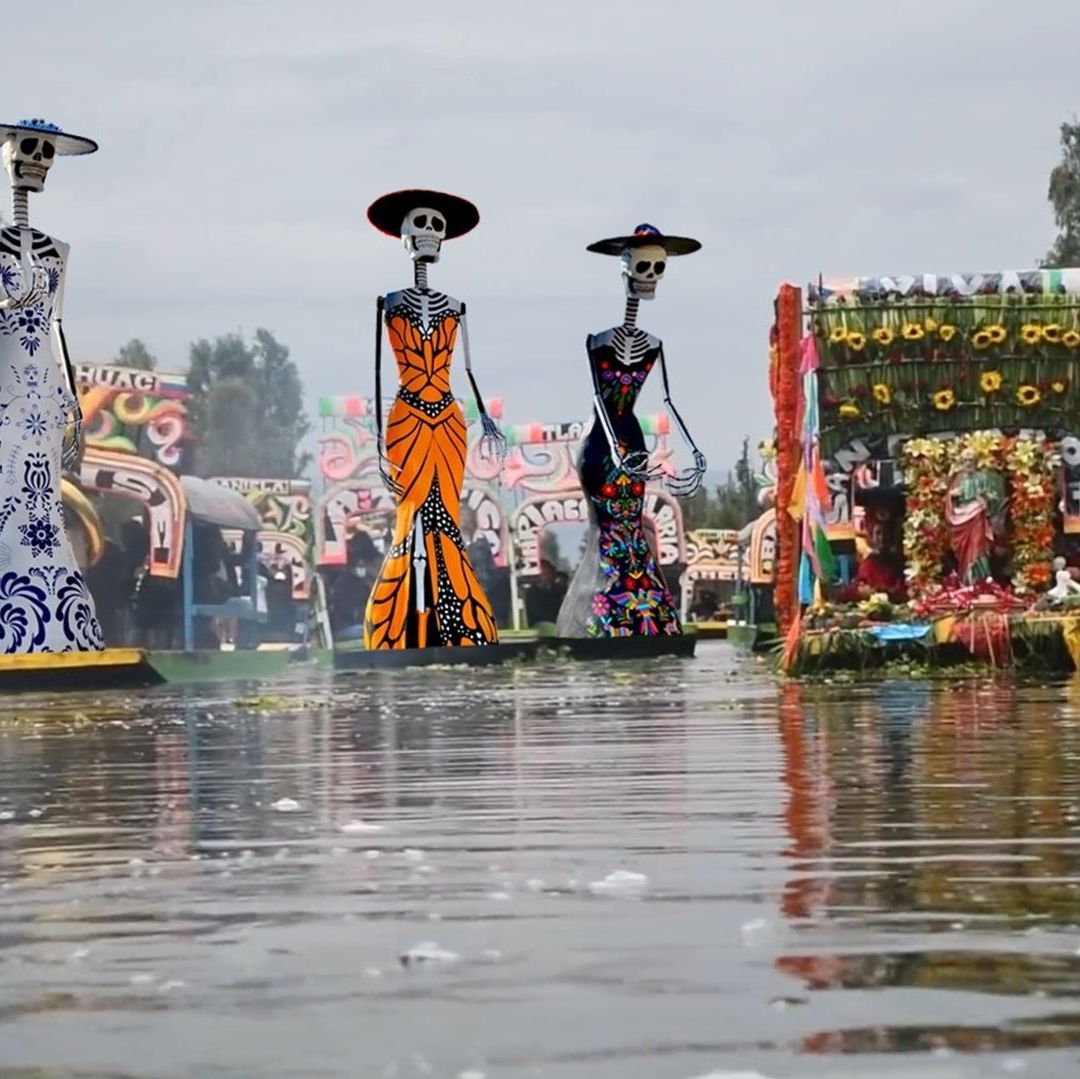 Las piezas de cartón de la familia Jaen también son llevadas a otras alcaldías para ser expuestas como parte del Día de Muertos