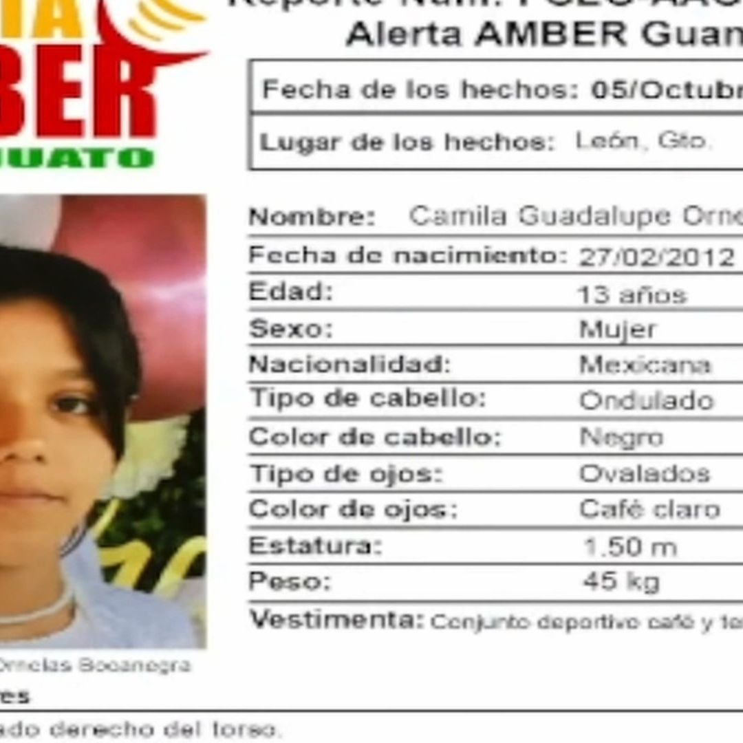 Activan Alerta Amber Está Desaparecida Camila Guadalupe en León Guanajuato I N+ Bajío