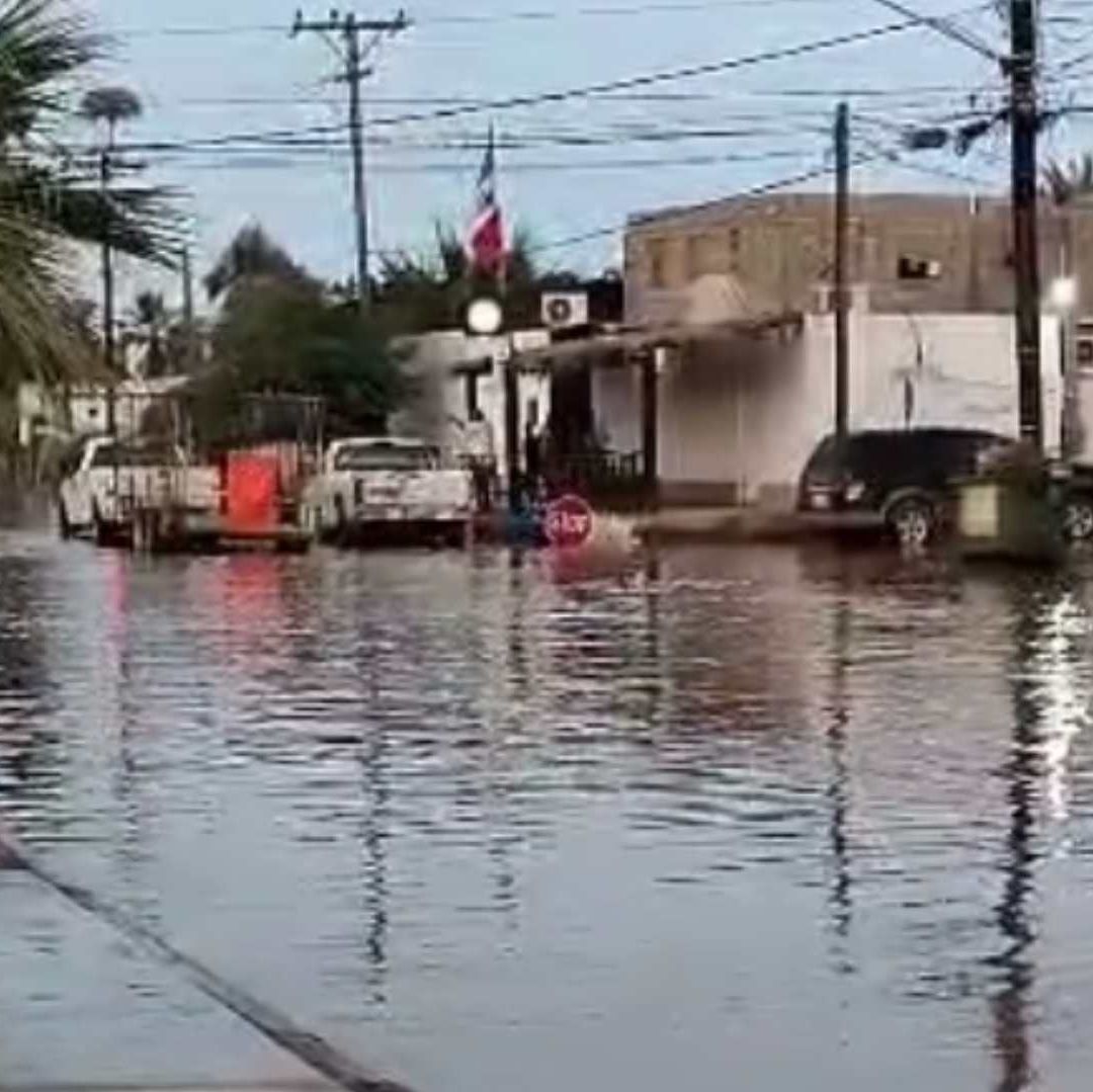 Inundaciones en Bahía de Kino Tras Paso de Huracán "Priscilla" en Sonora