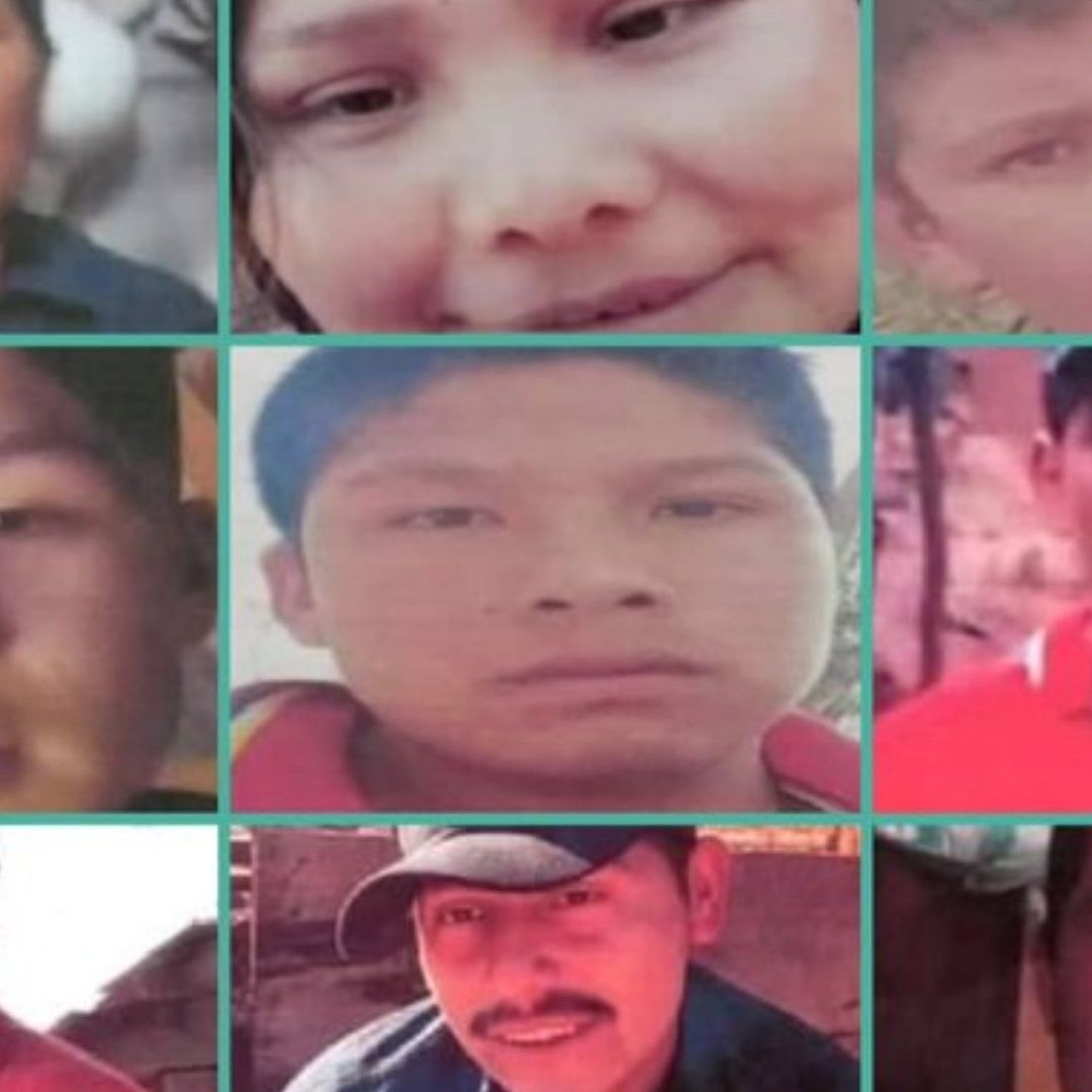 Primero se reportó la desaparición de seis personas, tres adultos y tres menores de edad