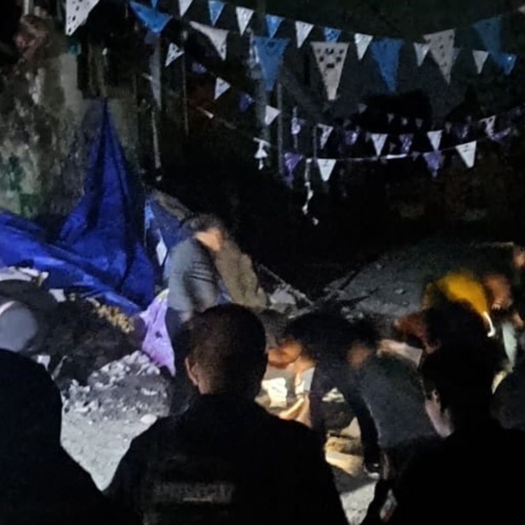 Fuerte Explosión de Pirotecnia en una Vivienda Deja Tres Lesionados. Foto: X @PC_Estatal
