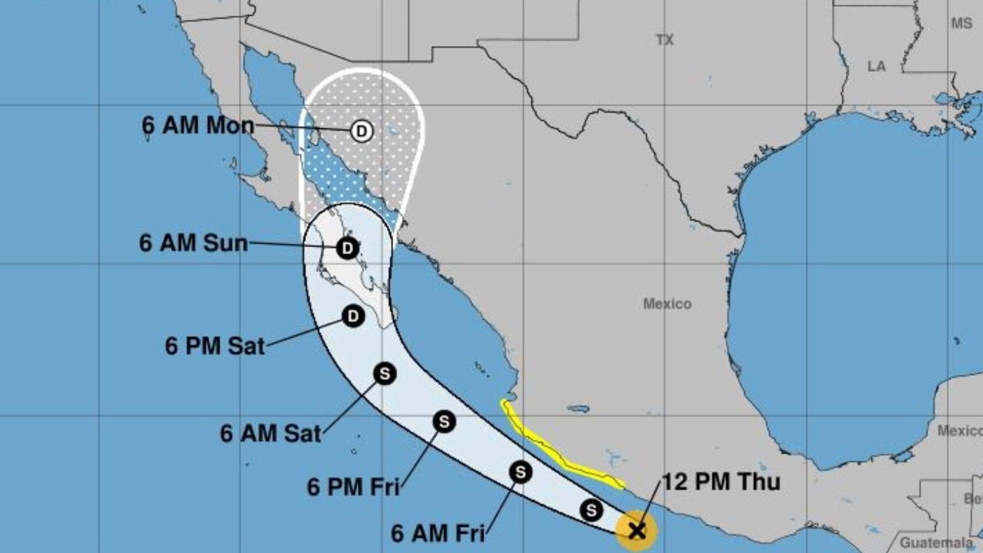 Tormenta Tropical Raymond: Pronostican Lluvias en Sonora ¿Cómo Afectará?