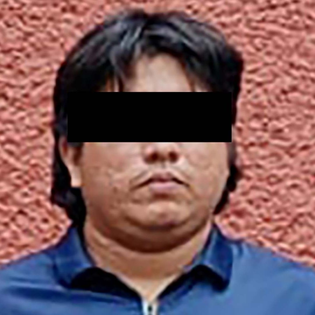 Jhon Mario “N”, alias “Llanero”, detenido en Michoacán.