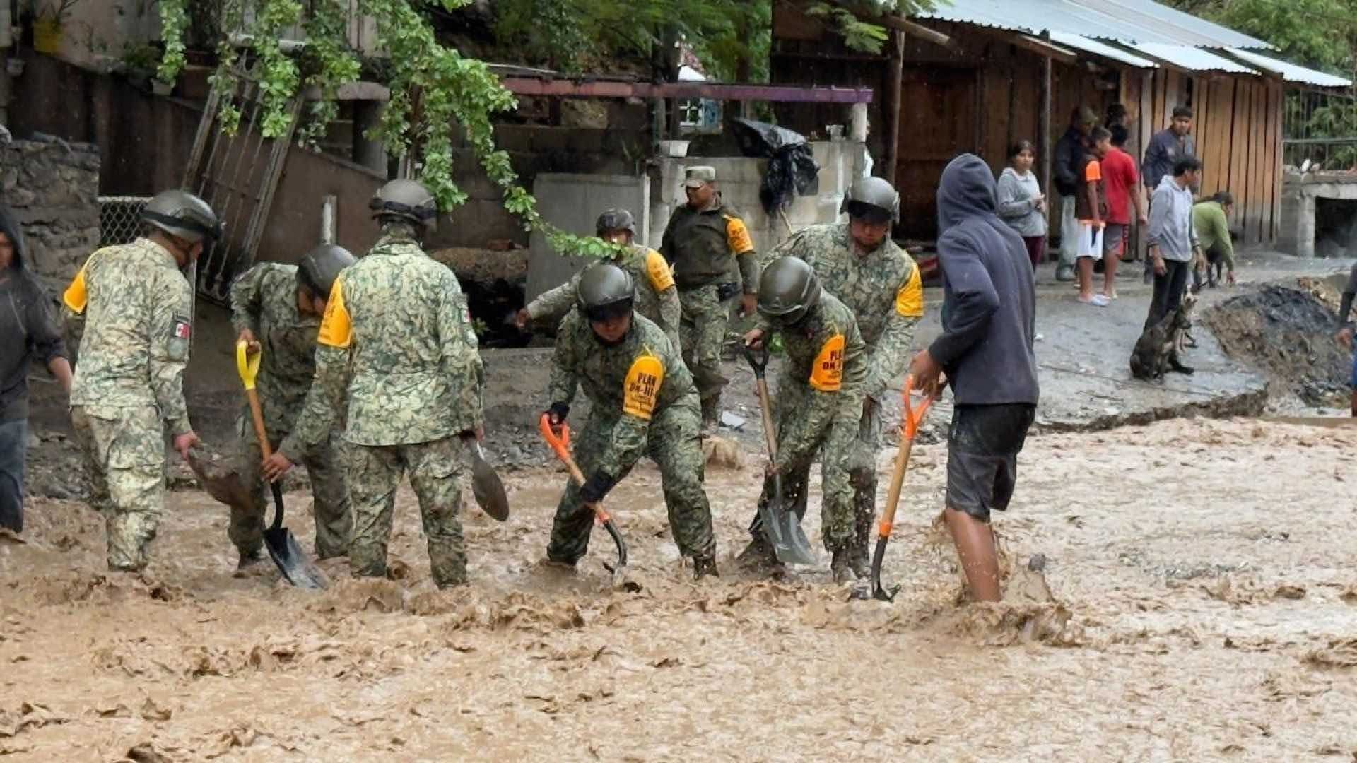 Elementos del Ejército atienden lluvias en Querétaro