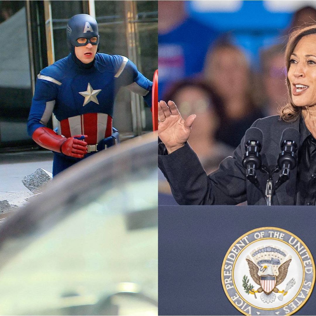 Los actores que dieron vida a 'Los Vengadores' mostraron su apoyo a Kamala Harris. Foto AP