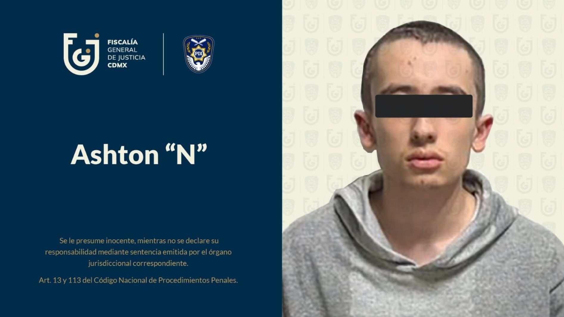 Lex Ashton es detenido y trasladado al Reclusorio Oriente